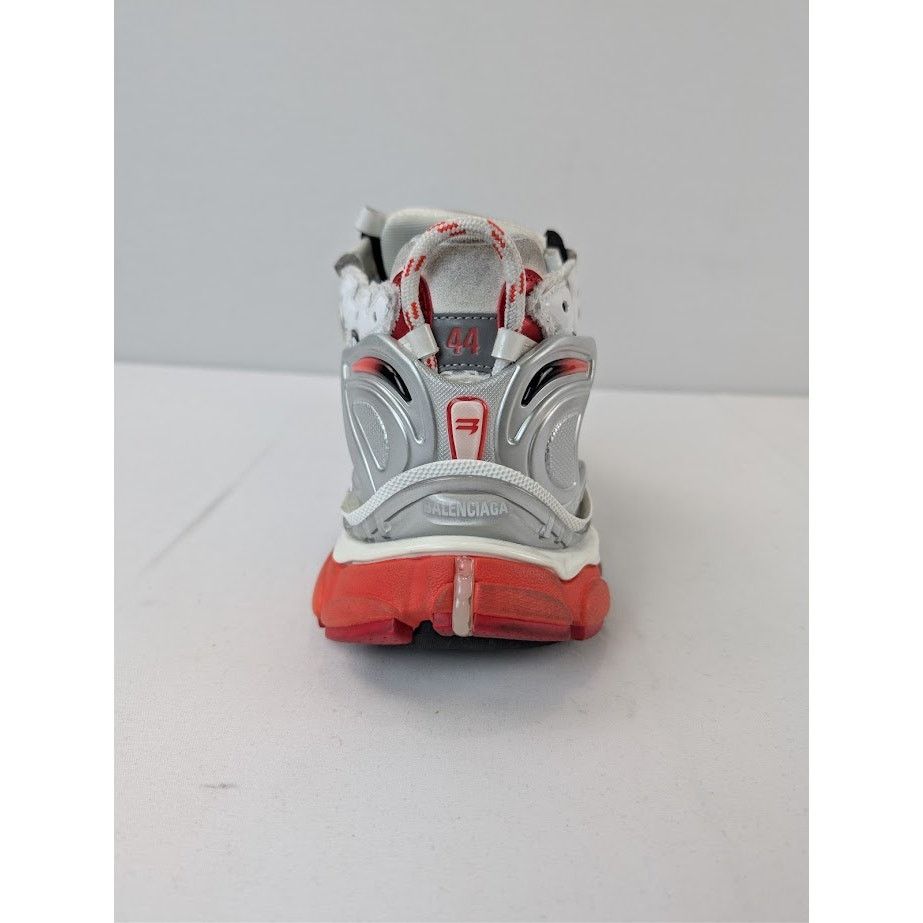 Balenciaga o1rshd1 Mesh Rubber Runners in White/Red/Black Size US 11 / EU 44 - 16 Thumbnail