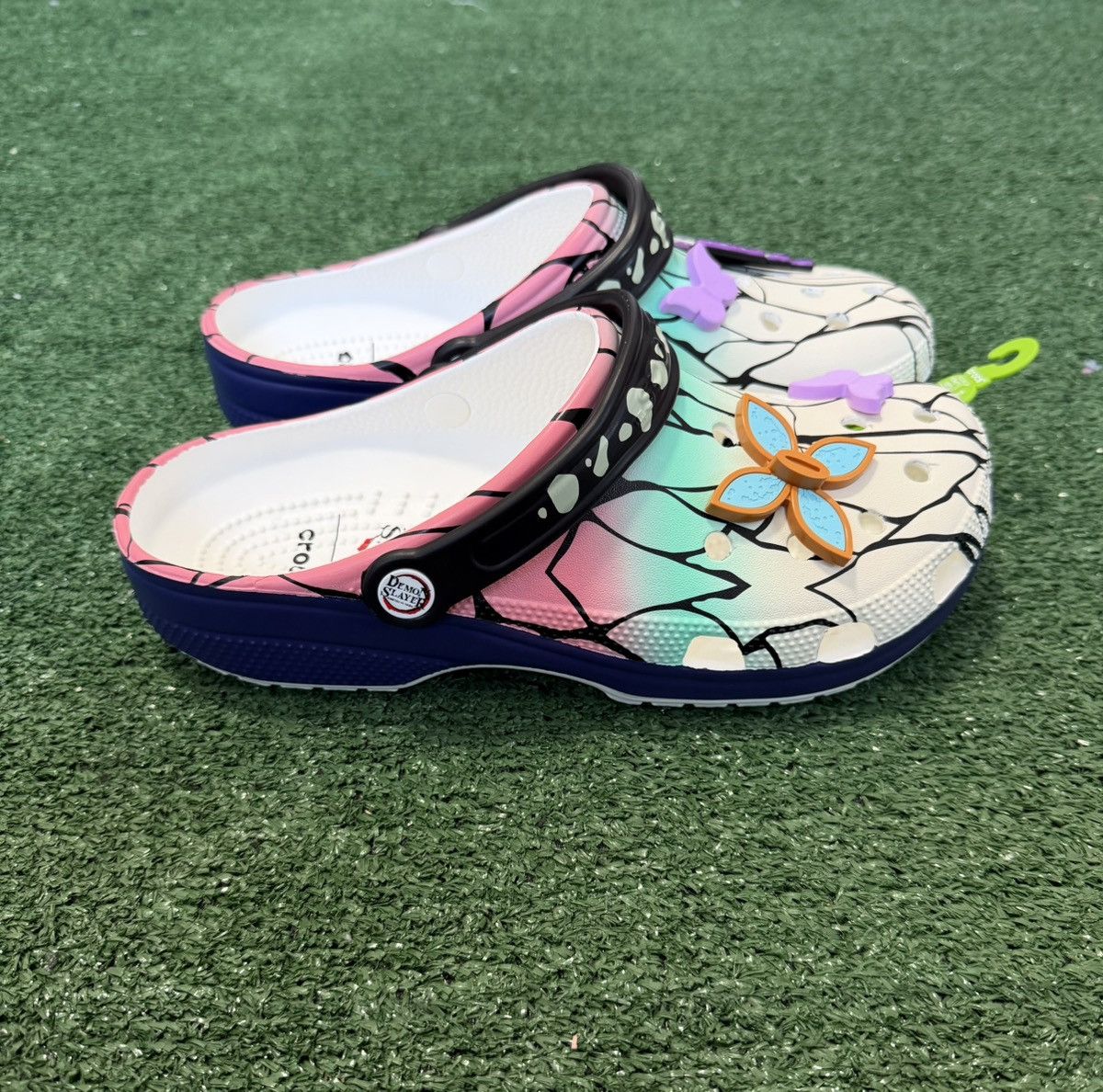 Crocs Crocs x DEMON SLAYER Classic Clog SHINOBU - Size US M10/W12 Size US 12 / IT 42 - 1 Thumbnail