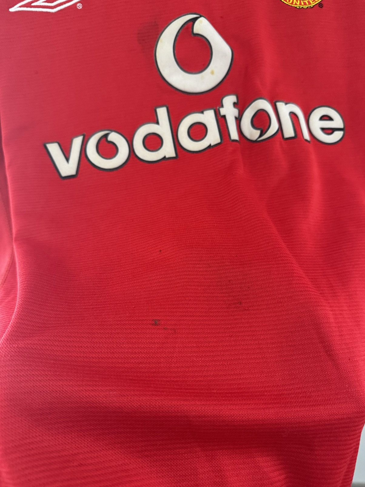 Umbro × Vintage 2000-2002 FC Manchester United Umbro Vodafone jersey vintage Size US XL / EU 56 / 4 - 6 Thumbnail