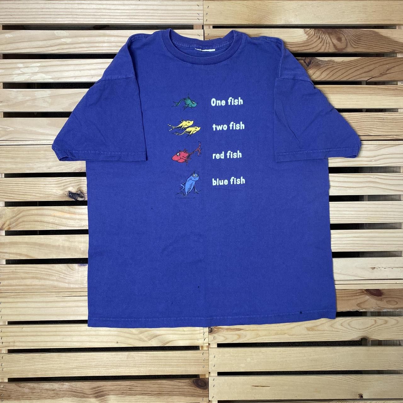 Other Vintage Dr. Seuss 1996 Navy Blue Book Promo Tee Size Large Size US L / EU 52-54 / 3 - 1 Thumbnail