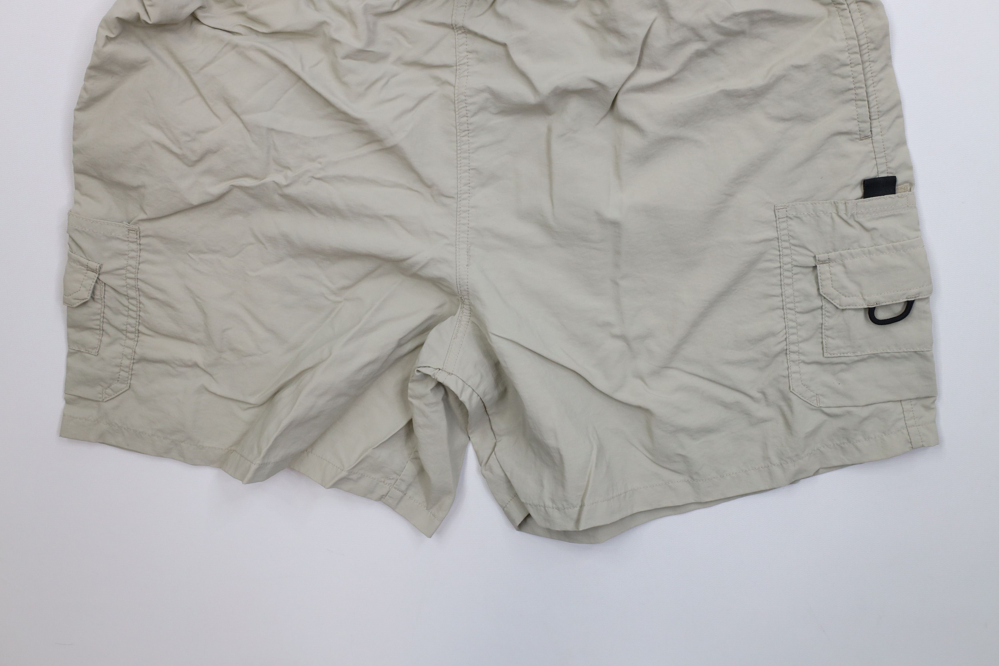Columbia Vintage 90s Y2K Columbia Above Knee Cargo Shorts Beige Size US 32 / EU 48 - 4 Thumbnail