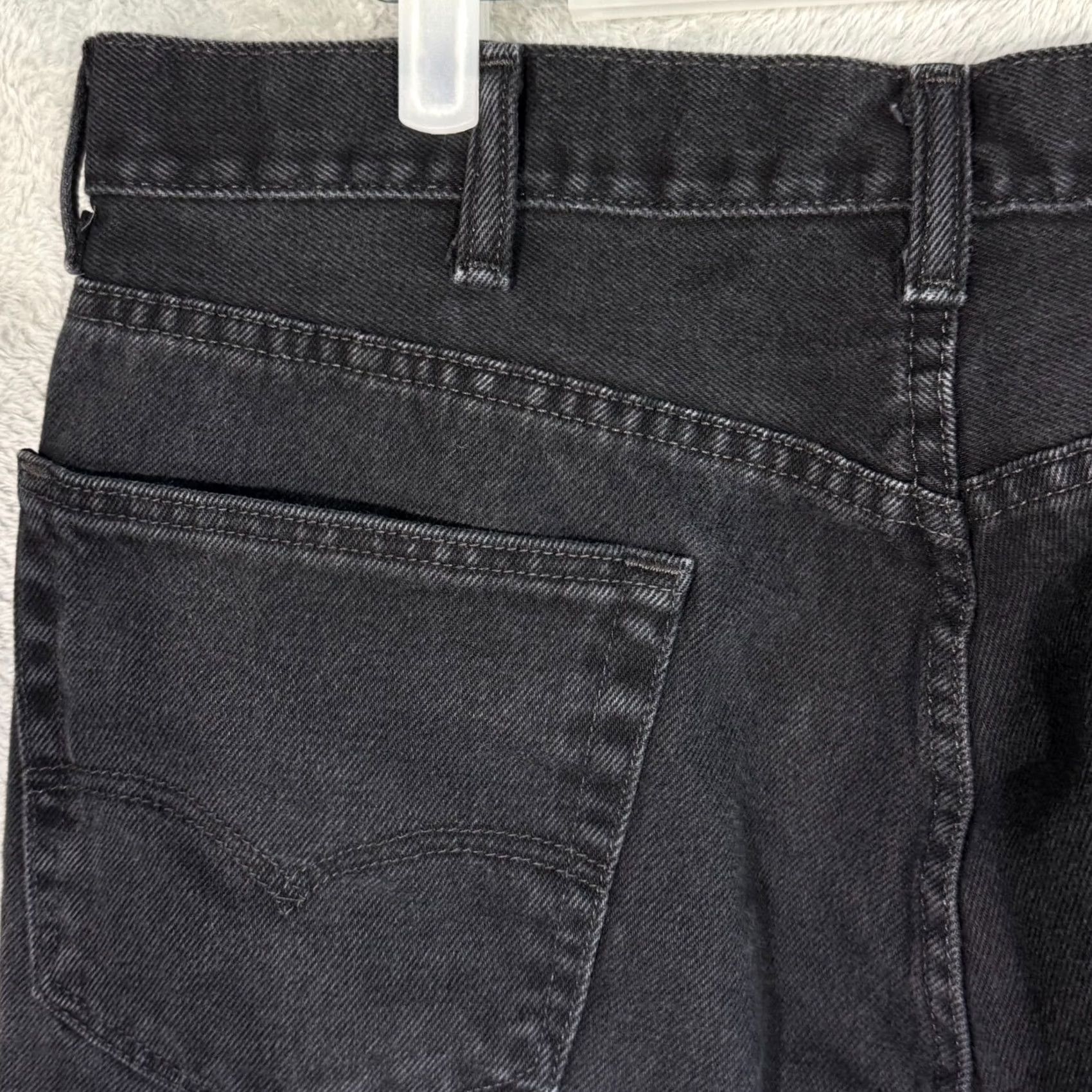 Levi's Levi’s 550 Relaxed Fit Jeans Men 38 x 34 Black Dark Wash Mid Rise Straight Leg Jeans Size US 38 / EU 54 - 6 Thumbnail