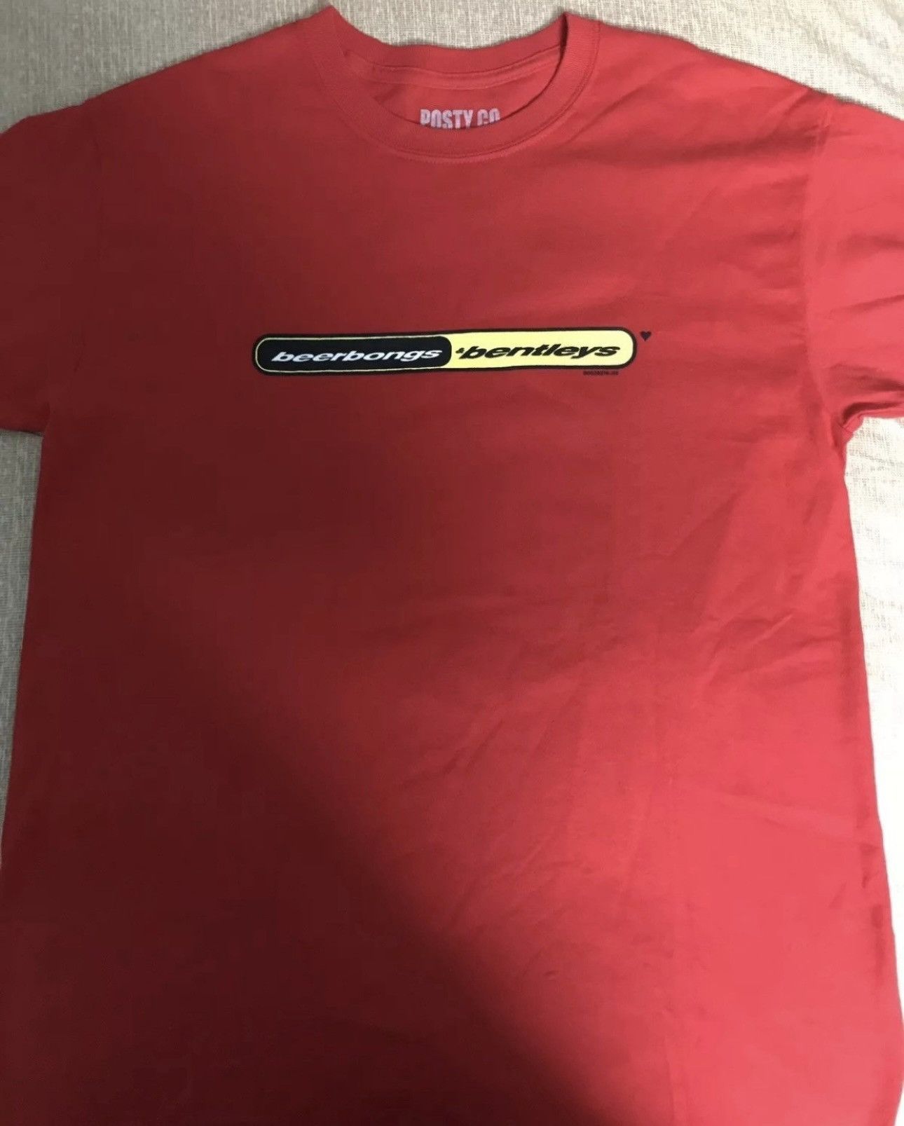 Rap Tees Post Malone Japan Pop-Up Exclusive Red T-Shirt Size M Size US M / EU 48-50 / 2 - 3 Thumbnail