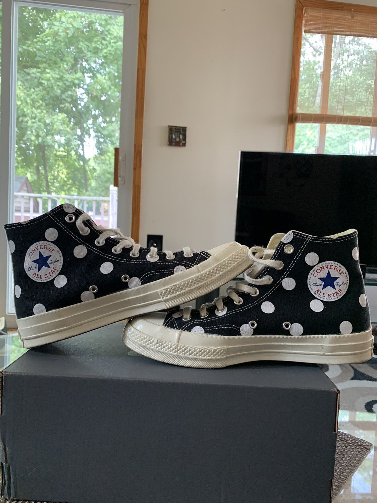 Comme des Garcons × Converse Commes des Garçons PLAY x Converse Size US 9 / EU 42 - 2 Thumbnail