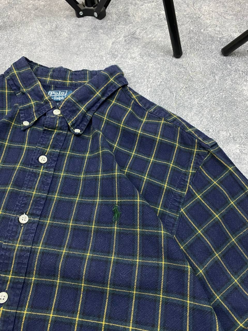 Polo Ralph Lauren × Ralph Lauren Vintage Polo Ralph Lauren Shirt Long Sleeve Check Size XL Size US XL / EU 56 / 4 - 5 Thumbnail