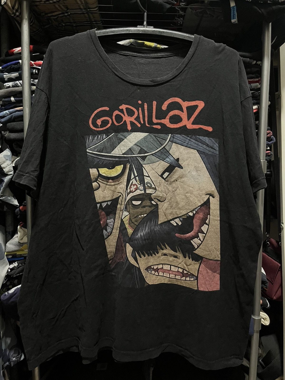 Band Tees Gorillaz Electronic Trip Hop Virtual Band Tee 2012s Size US XL / EU 56 / 4 - 1 Thumbnail