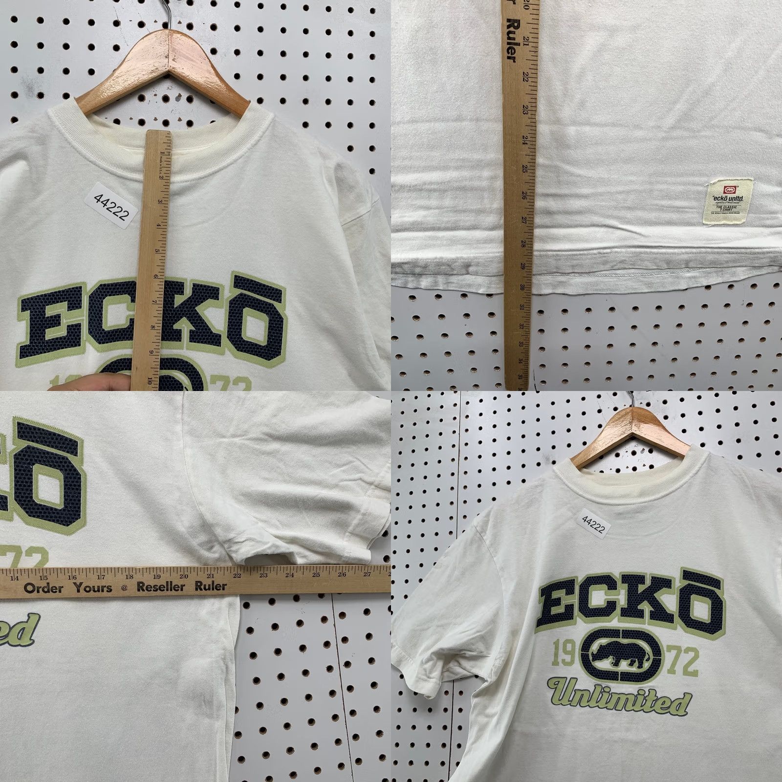 Ecko Unltd. VINTAGE Ecko Unlimited Shirt Mens Large White Hip Hop Skateboard Tee Y2K Size US L / EU 52-54 / 3 - 8 Thumbnail