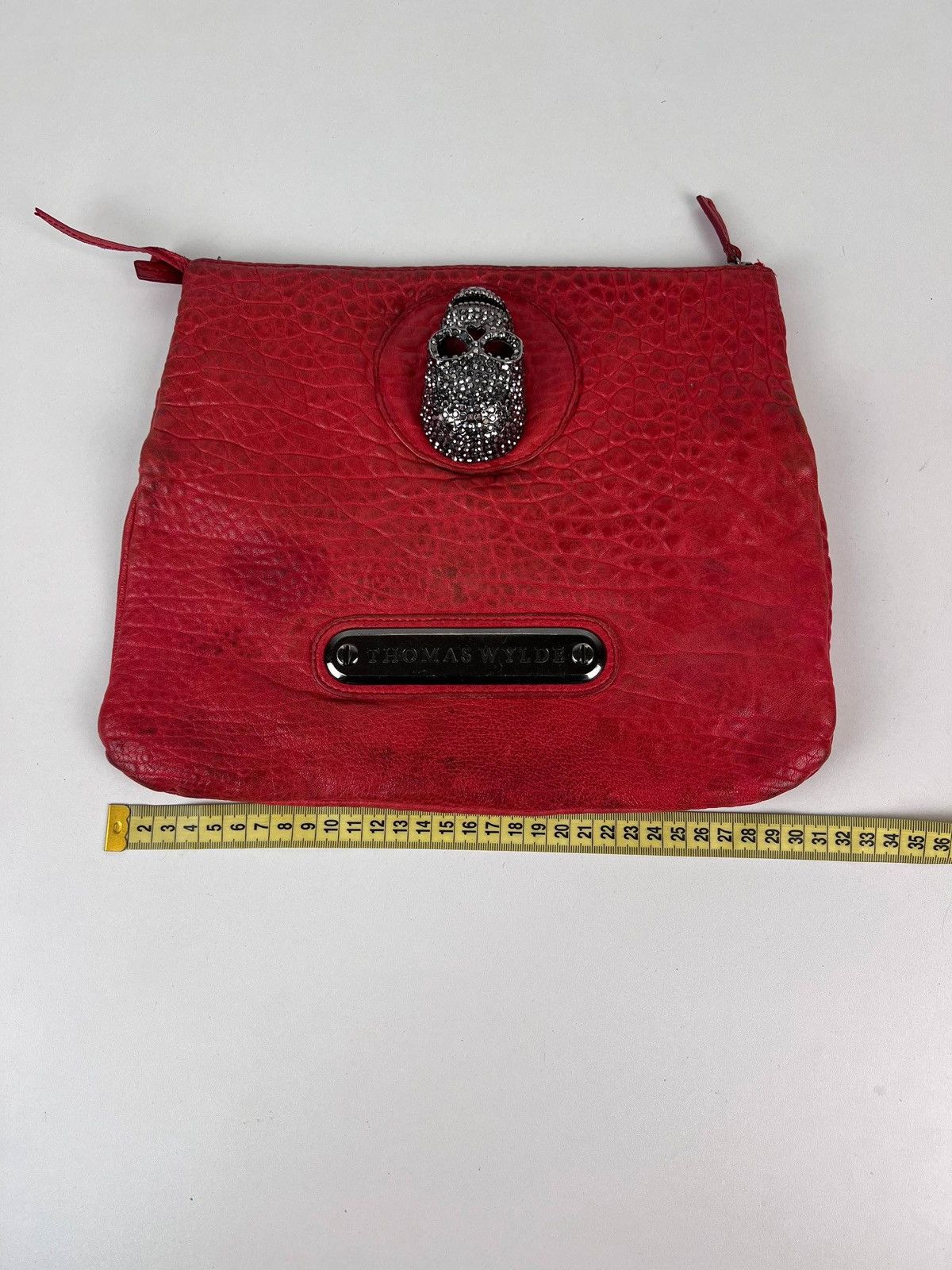 Thomas Wylde Thomas Wylde leather skull foldover clutch Size ONE SIZE - 8 Thumbnail
