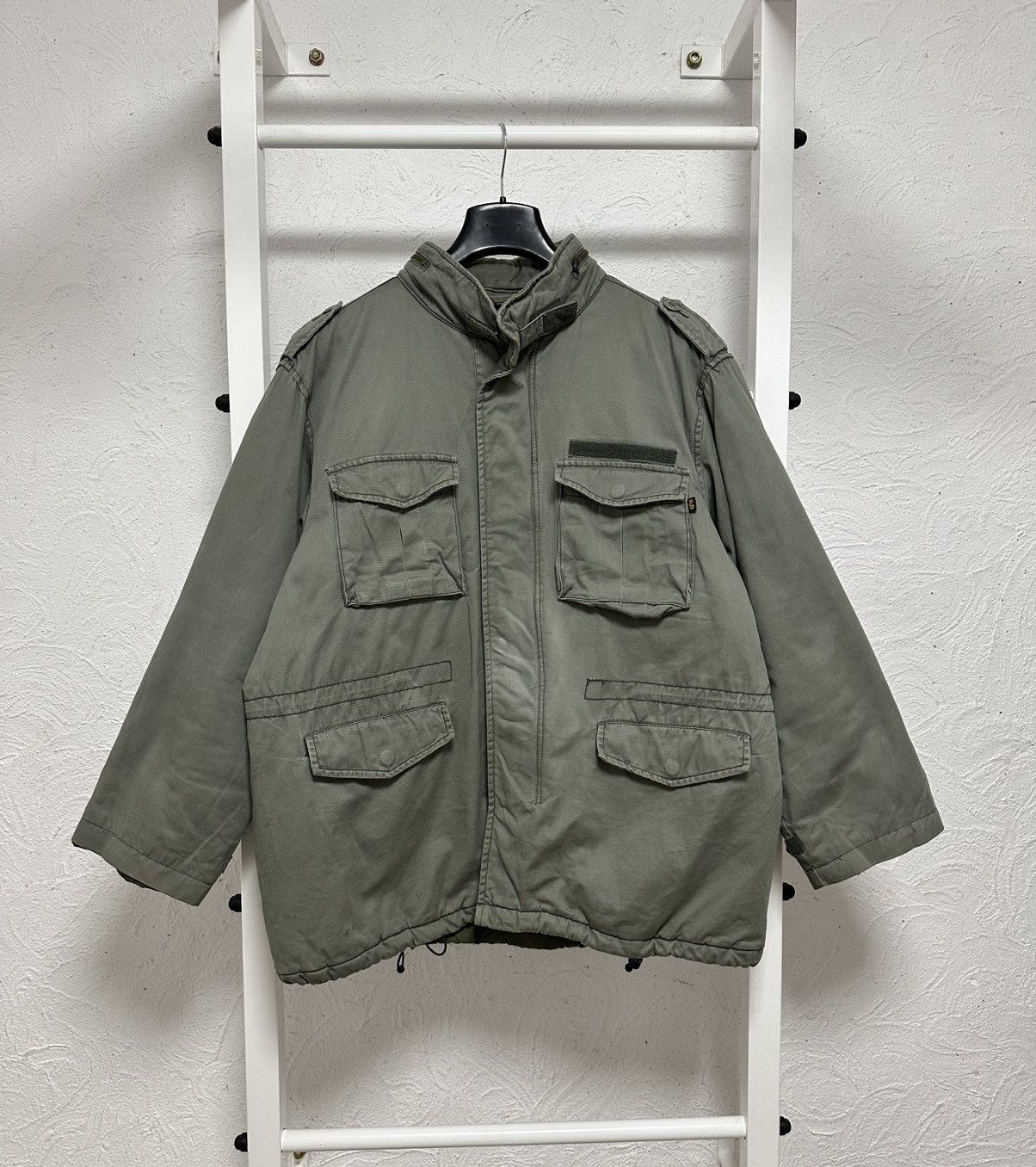 Aeronautica Militare × Alpha Industries Alpha Industries Military Jacket XXXL Khaki Multi-Pocket USA Size US XXL / EU 58 / 5 - 1 Thumbnail
