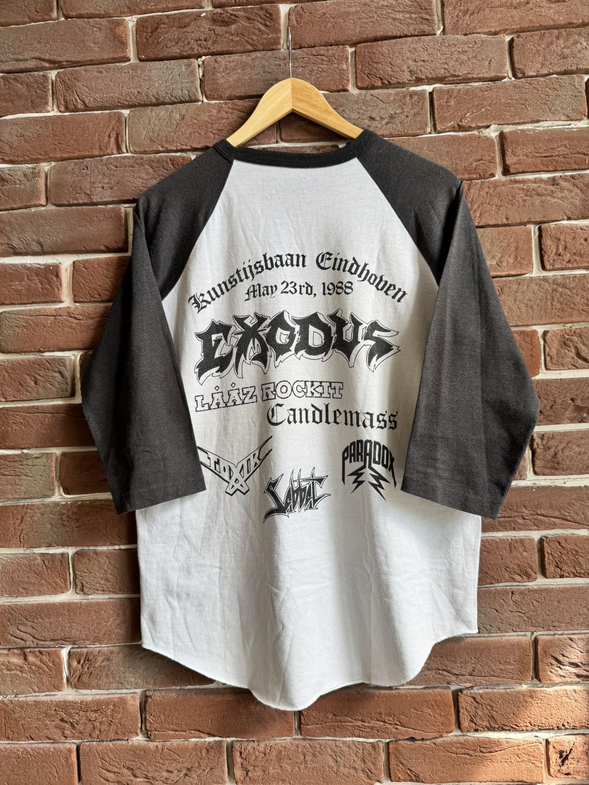 Band Tees 1988 Vintage Dynamo Open Air Festival Raglan Tee Band Grail Size US L / EU 52-54 / 3 - 2 Thumbnail
