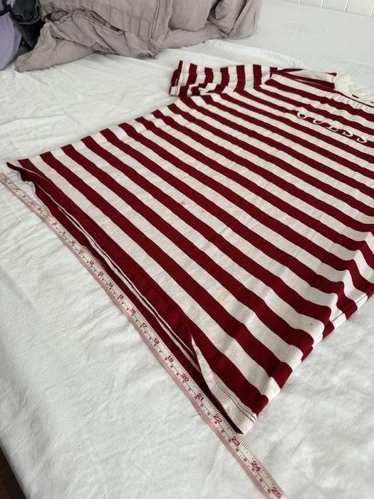 Guess Red Stripe Tee x Guess x Streetwear x Vintage Grailed