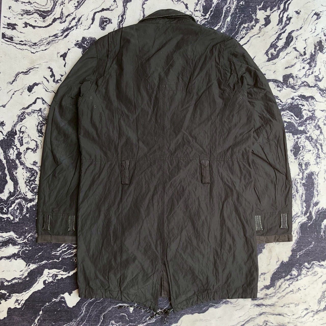 If Six Was Nine Vintage Y2K Diesel Quilted Military Coat w/ Leather Details Size US M / EU 48-50 / 2 - 3 Thumbnail