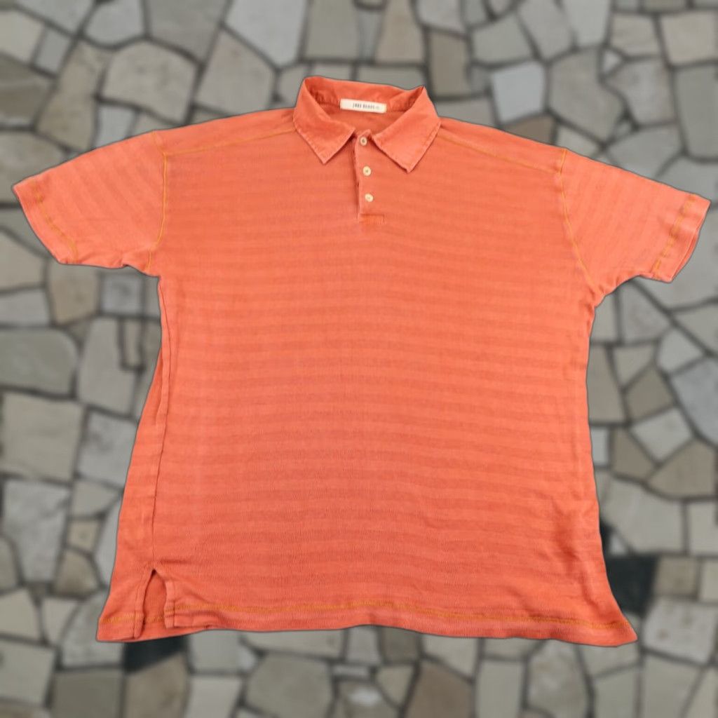 Vintage VINTAGE Jake Agave Polo Shirt Mens L Orange Stripes Classic Cut El Capitan Lux USA Size US L / EU 52-54 / 3 - 1 Thumbnail
