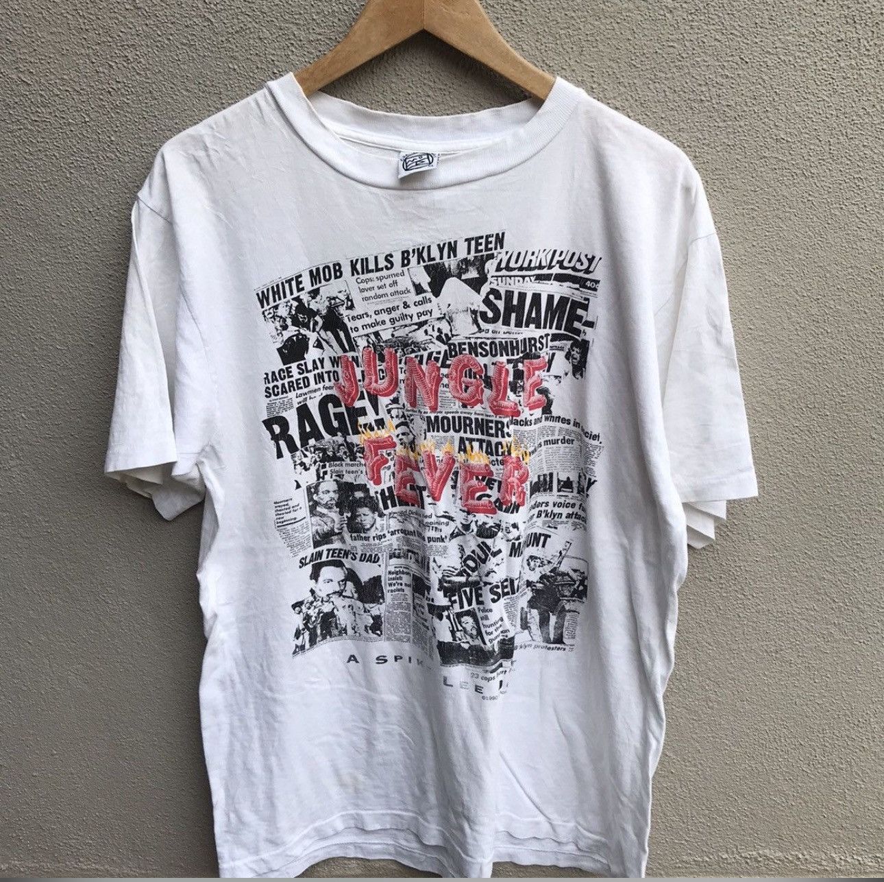 Vintage Vintage rare 90s JUNGLE FEVER movie tee spike lee Size US L / EU 52-54 / 3 - 2 Thumbnail