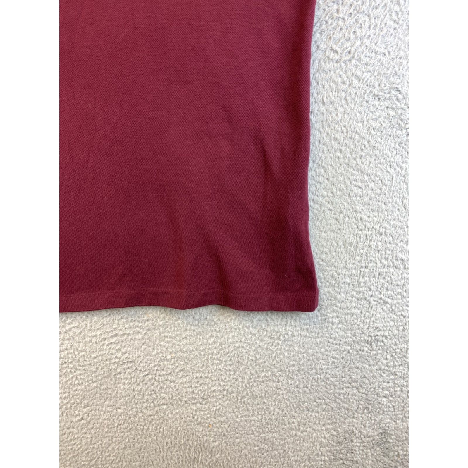Ralph Lauren Ralph Lauren Polo Shirt Adult Large Maroon Blue Pony Casual Rugby Mens /72-43 Size US L / EU 52-54 / 3 - 2 Thumbnail