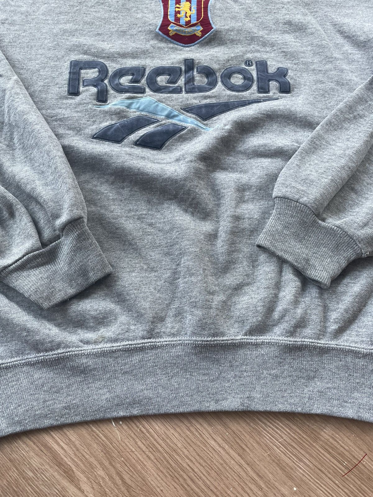 Reebok Vintage reebok Aston Villa 1990s squad football sweatshirt Size US M / EU 48-50 / 2 - 2 Thumbnail