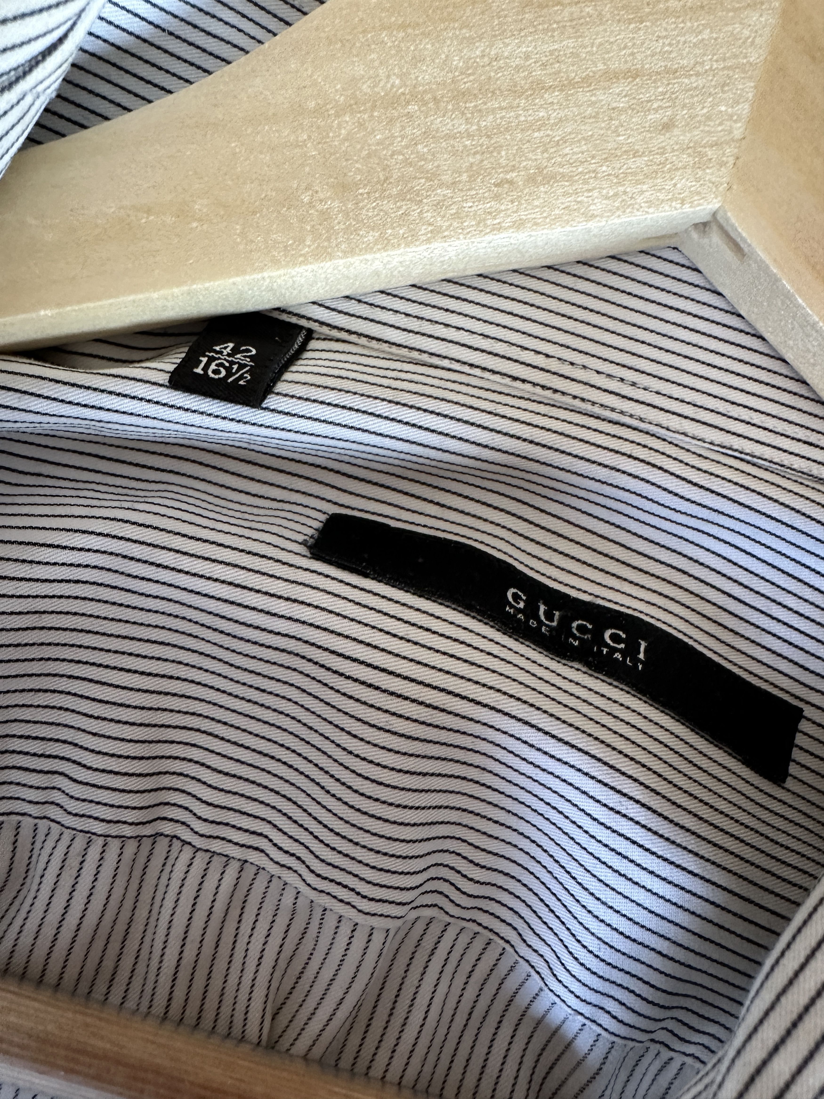 Gucci Gucci by Tom Ford Striped Button Up Shirt Size US M / EU 48-50 / 2 - 4 Thumbnail