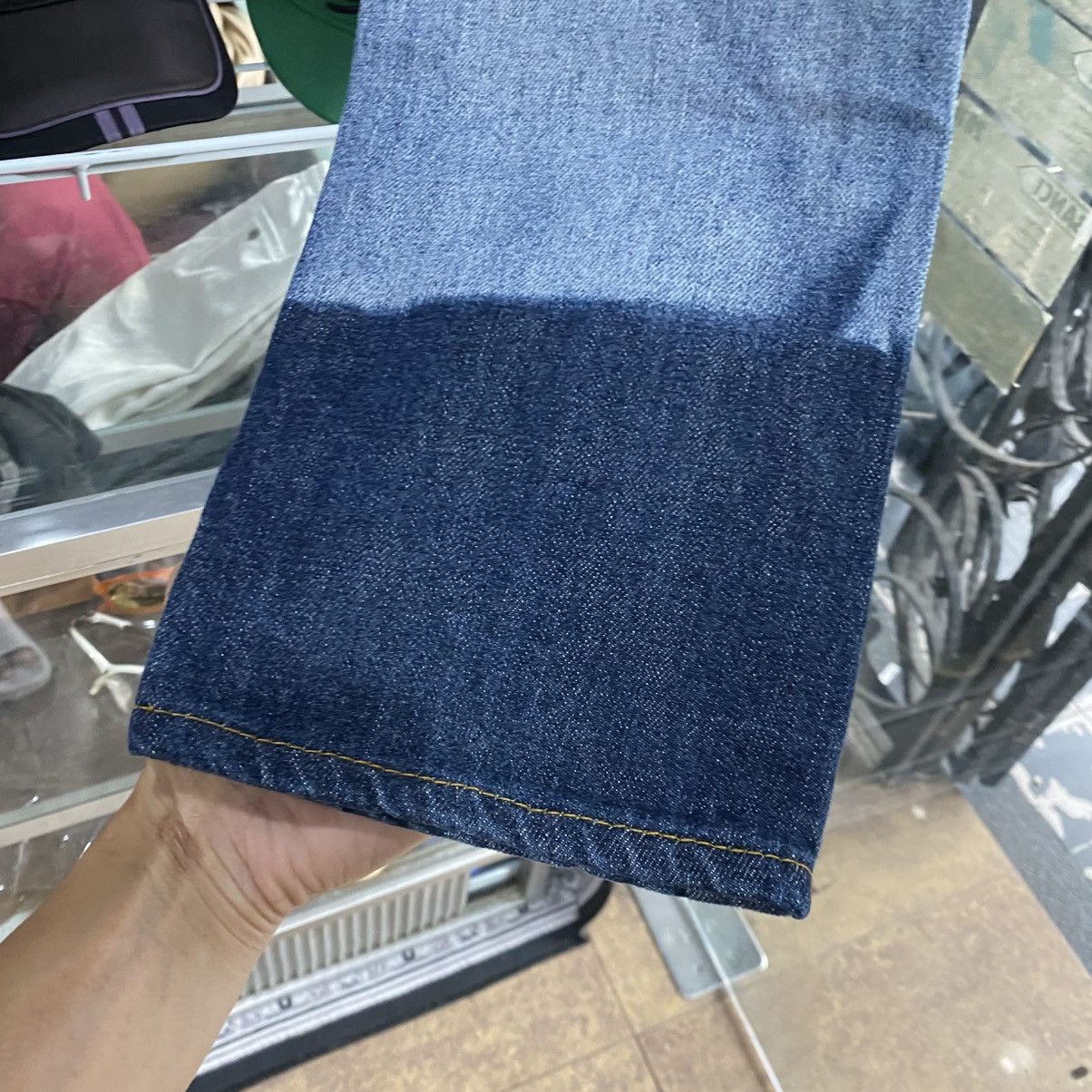 Tommy Hilfiger × Vintage Crazy vintage y2k Custom blue wash jeans grunge essential! Size US 32 / EU 48 - 5 Thumbnail