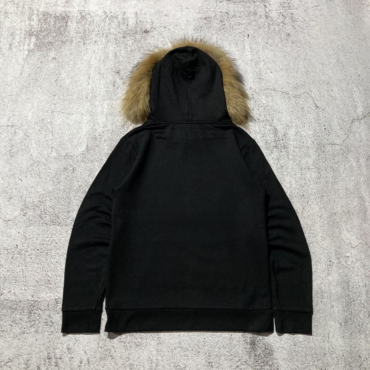 Japanese Brand 2000s CavariA Studed Gothic Punk Style Fur Hoodie Black Size US M / EU 48-50 / 2 - 9 Thumbnail