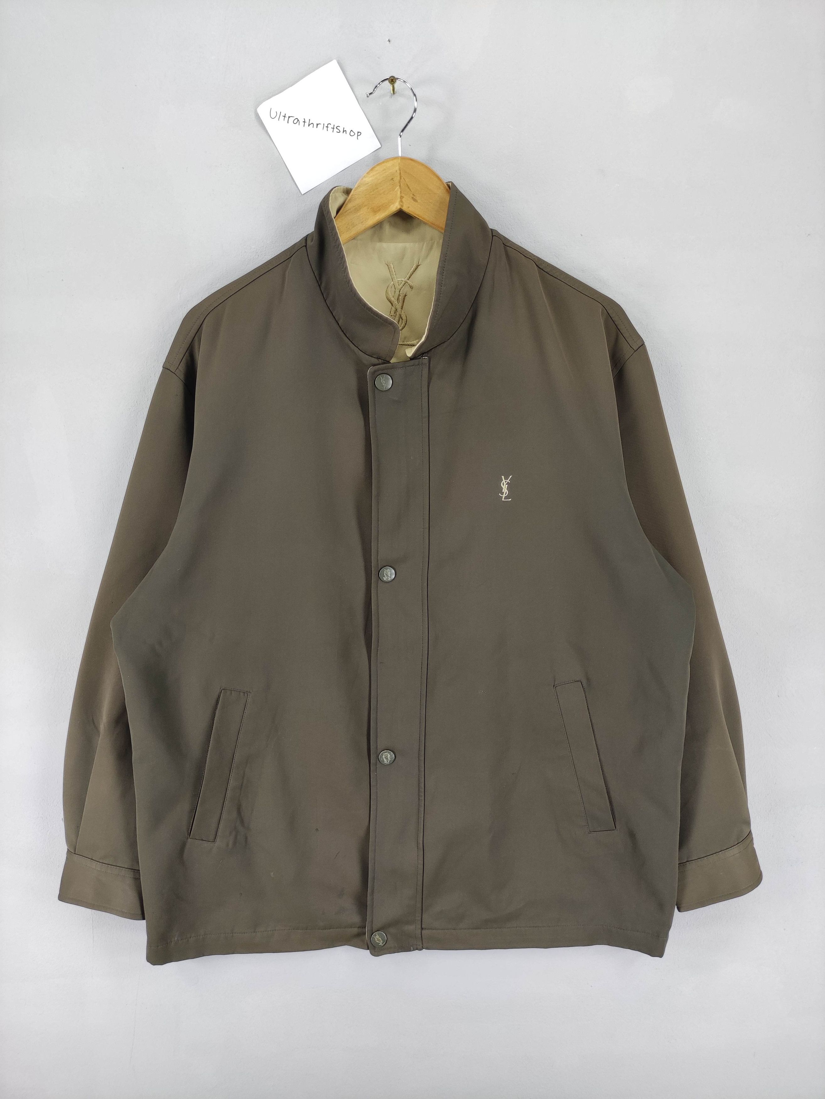 Vintage Yves Saint Lauren Small Logo Faded Jacket
