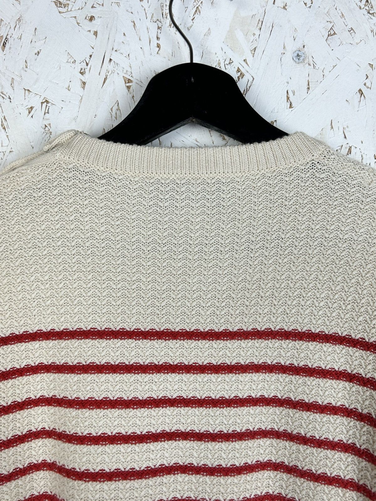 Gucci Gucci Embroidered Anchor Cotton Cashmere Striped Sweater Size M / US 6-8 / IT 42-44 - 8 Thumbnail
