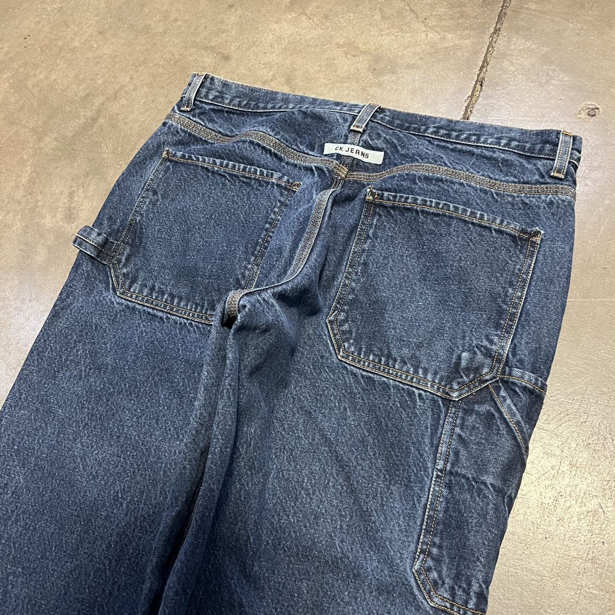 Vintage Vintage Y2K Calvin Klein Jeans Carpenter Denim Baggy Skater Size US 34 / EU 50 - 4 Thumbnail