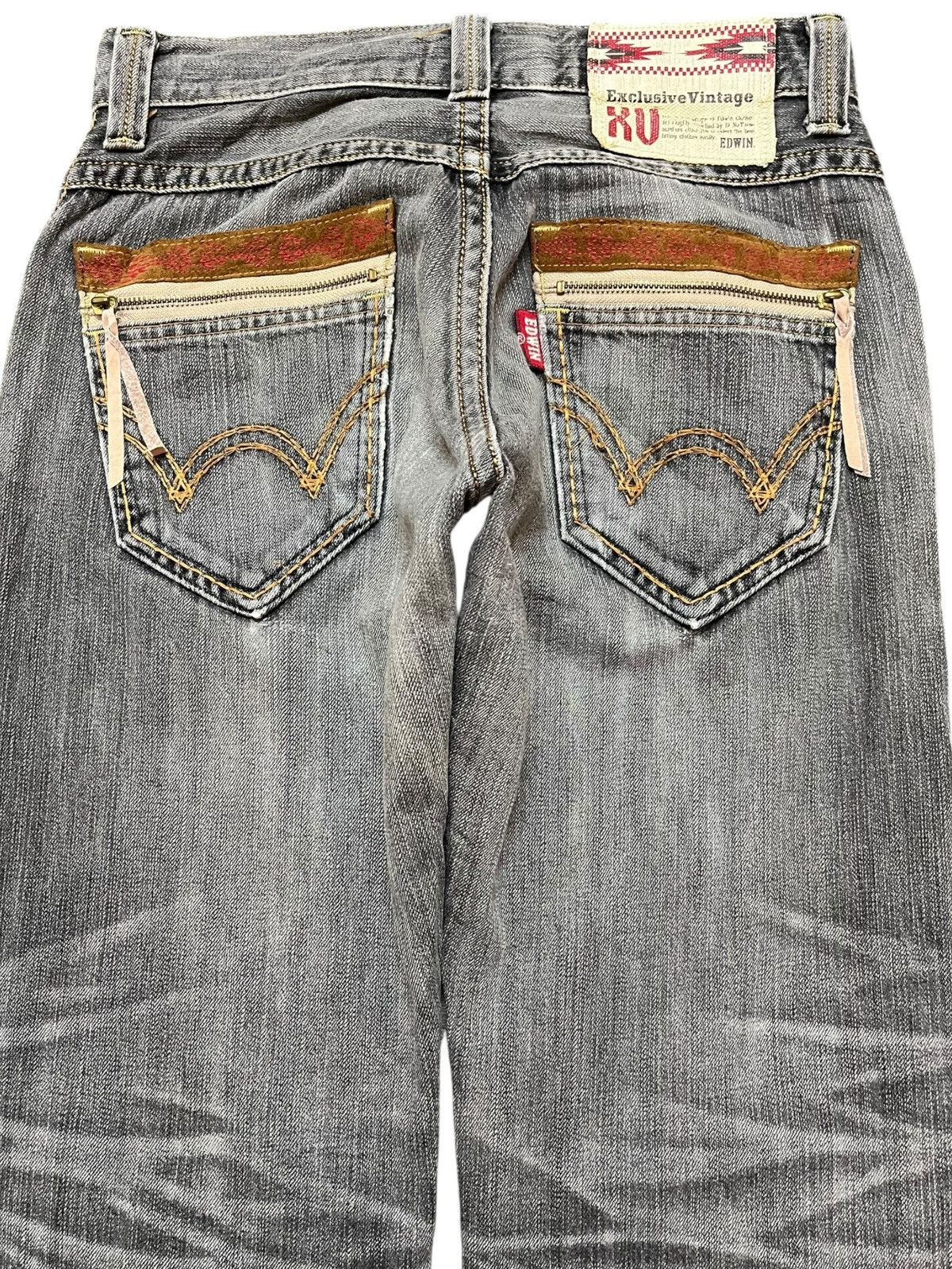Edwin Vintage Edwin Exclusive Vintage Faded Distressed Denim Size US 30 / EU 46 - 7 Thumbnail
