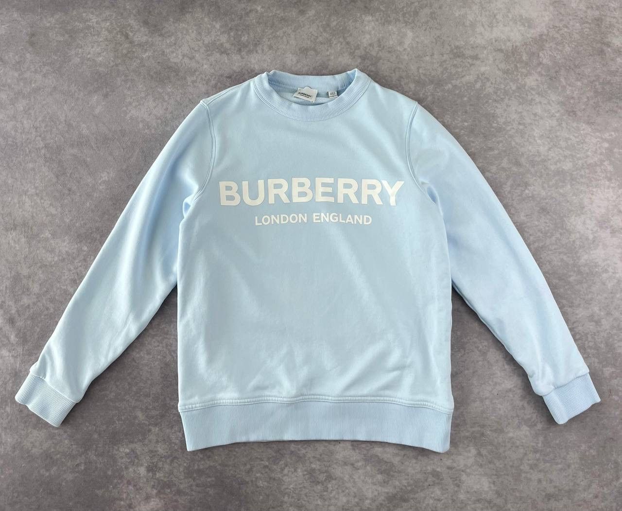 Burberry Burberry Logo Print Long Sleeve Sweatshirt S Size Size US S / EU 44-46 / 1 - 1 Thumbnail
