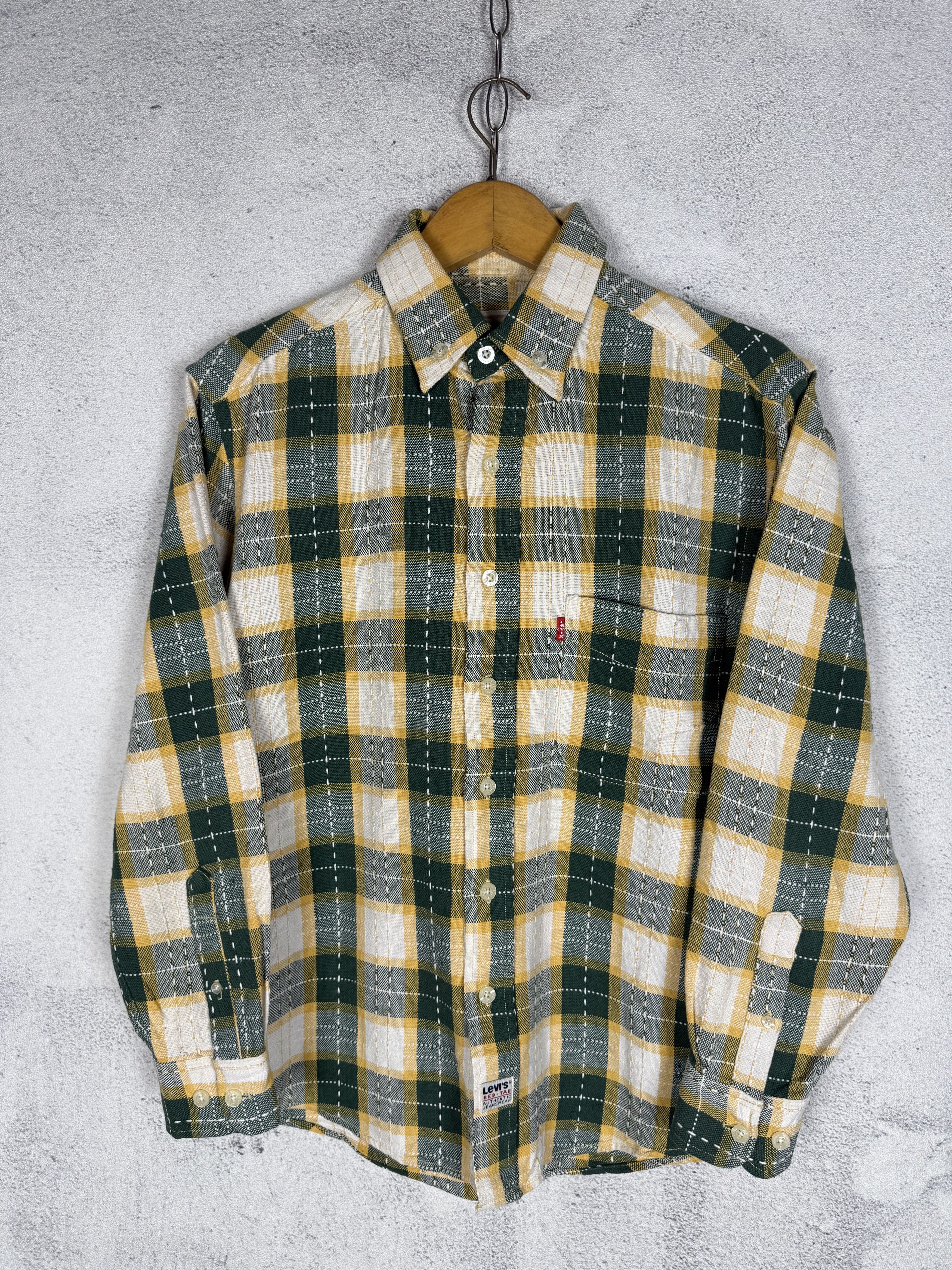 Levi's Levi’s Woven Pattern Check Shirt with Stitch Detailing Size US S / EU 44-46 / 1 - 1 Thumbnail