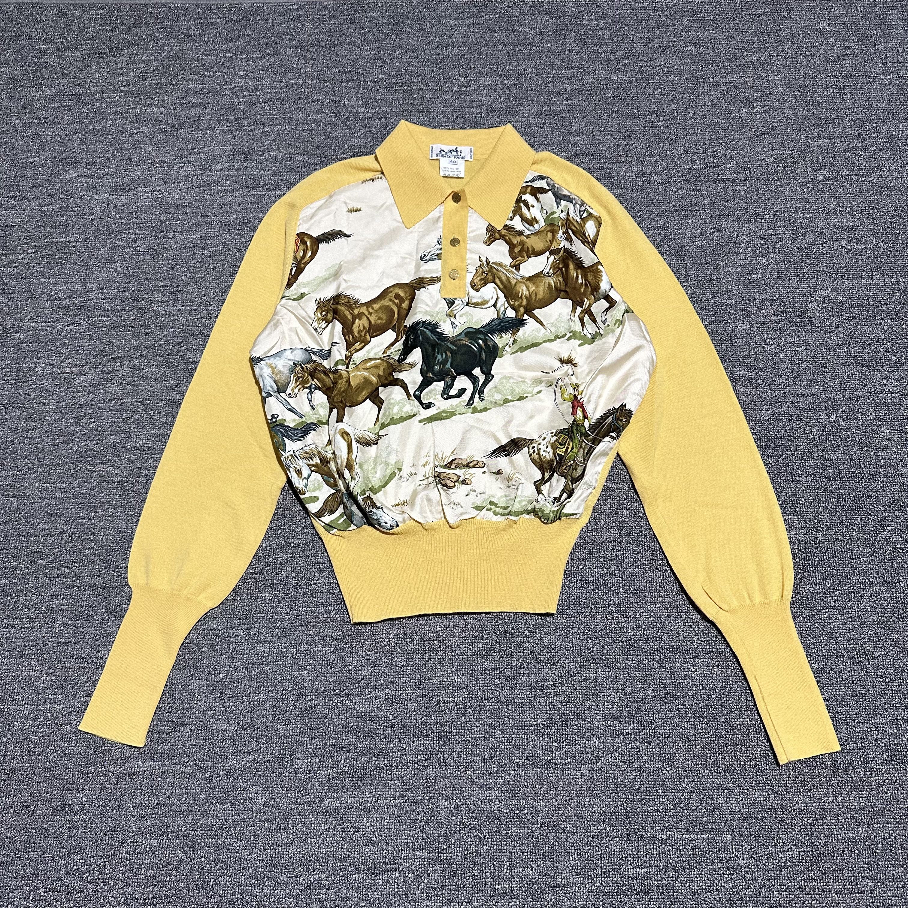 Hermes Hermes Horse Knitwear Size M / US 6-8 / IT 42-44 - 1 Thumbnail
