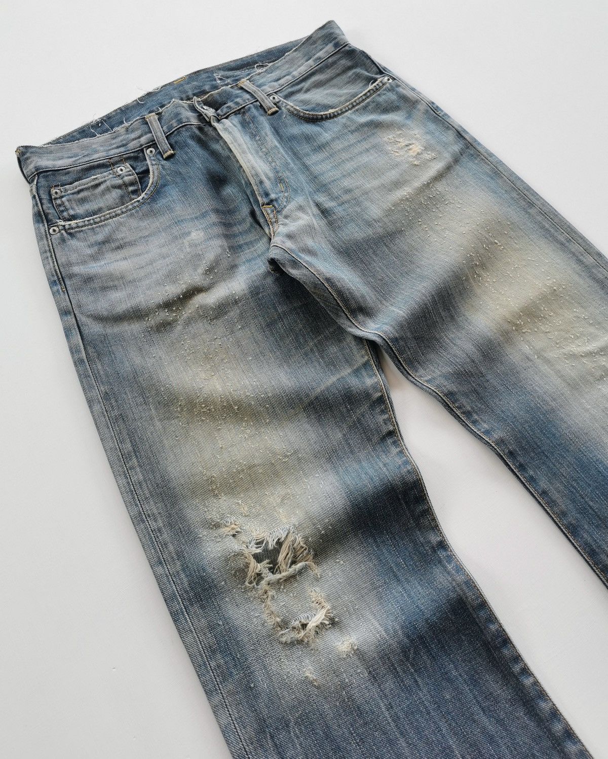 Edwin Vintage Edwin Distressed Denim Jeans A582 Size US 34 / EU 50 - 9 Thumbnail