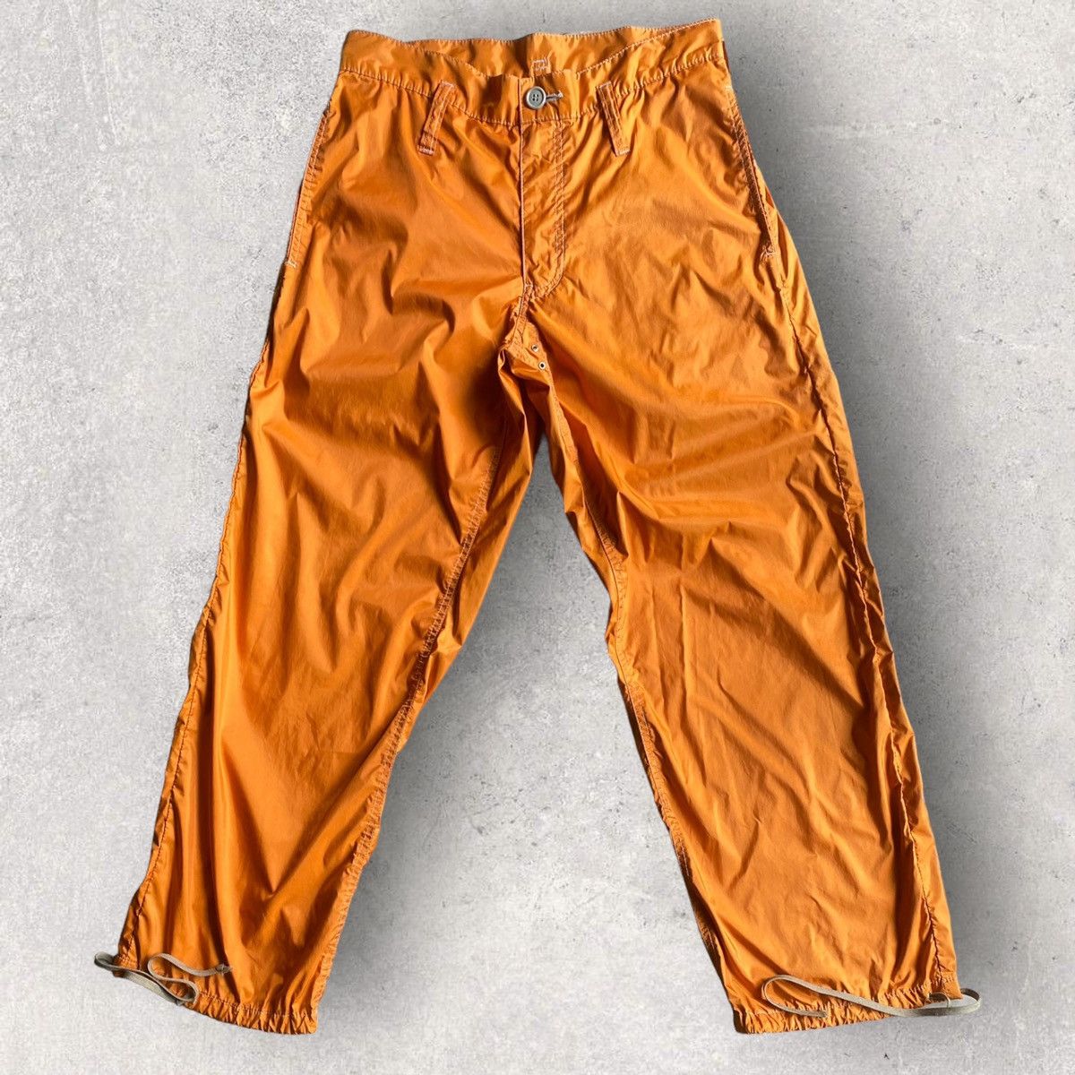 Comme des Garcons SS04 Orange Nylon Pants Size US 32 / EU 48 - 2 Thumbnail