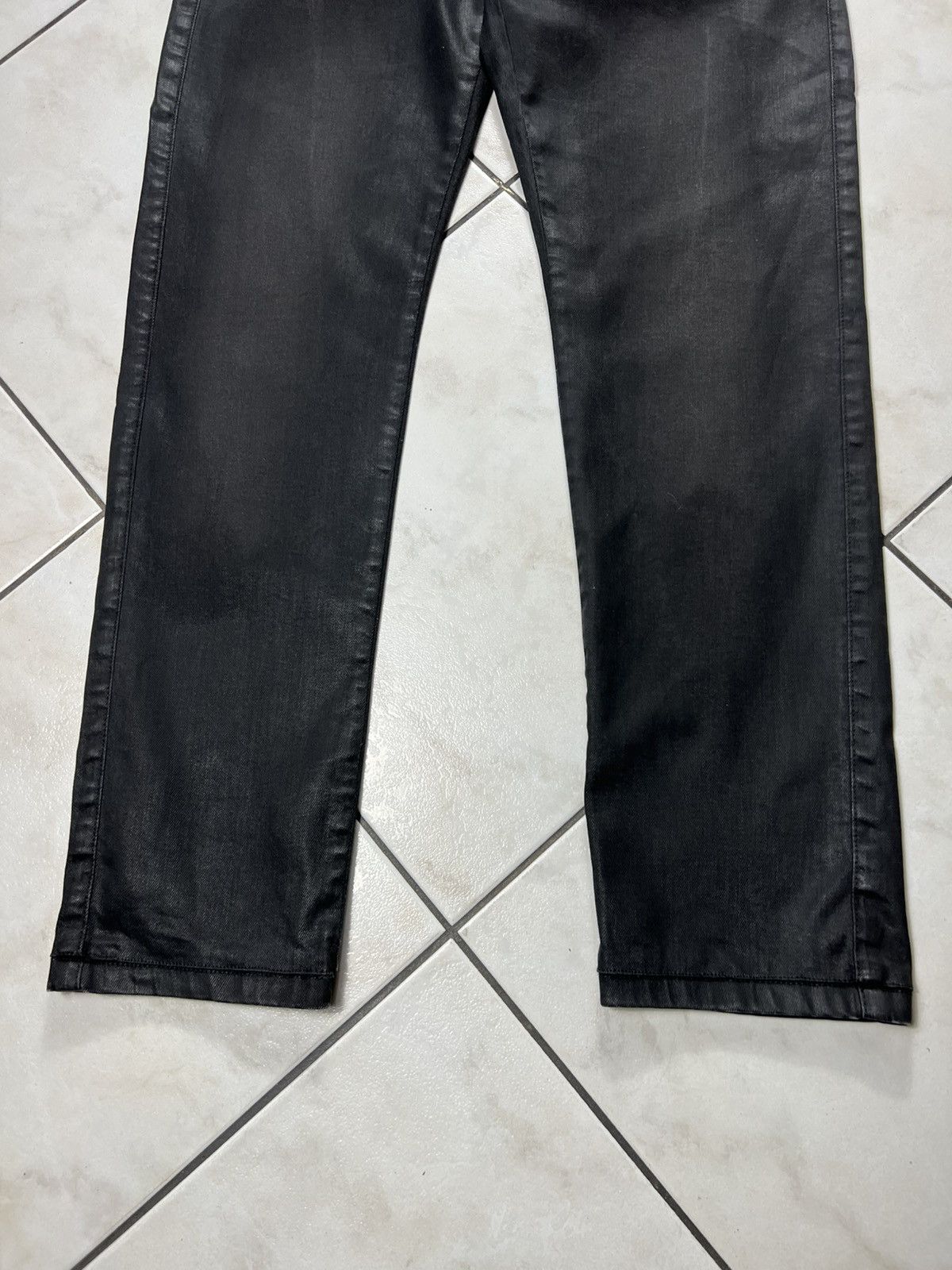 Belstaff Belstaff England waxed motorcycle slim fit pants with pocket Size US 33 - 5 Thumbnail