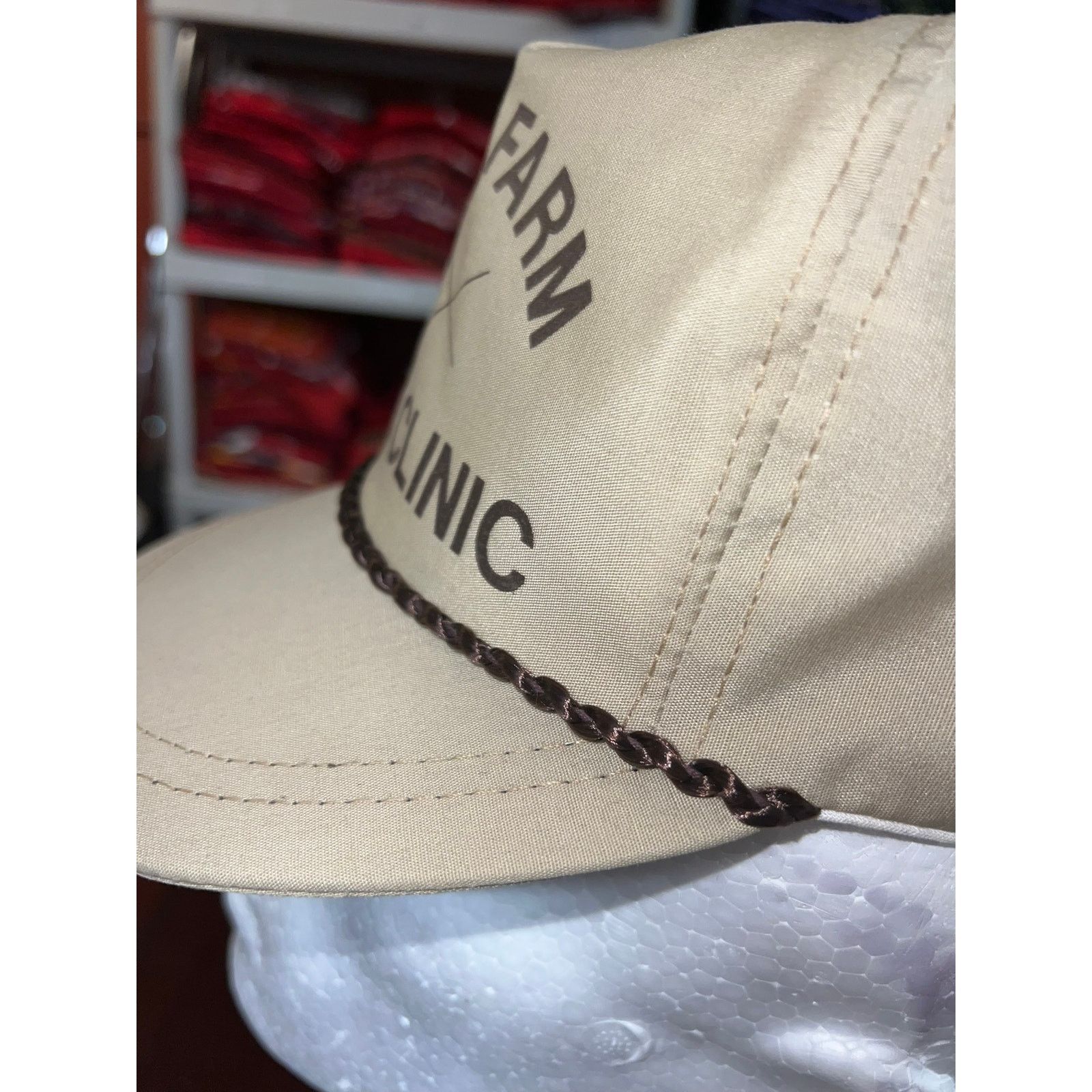 Vintage Vintage Horse Hat Alpha Rarm Equine Clinic Roper Cap VTG Size ONE SIZE - 4 Thumbnail