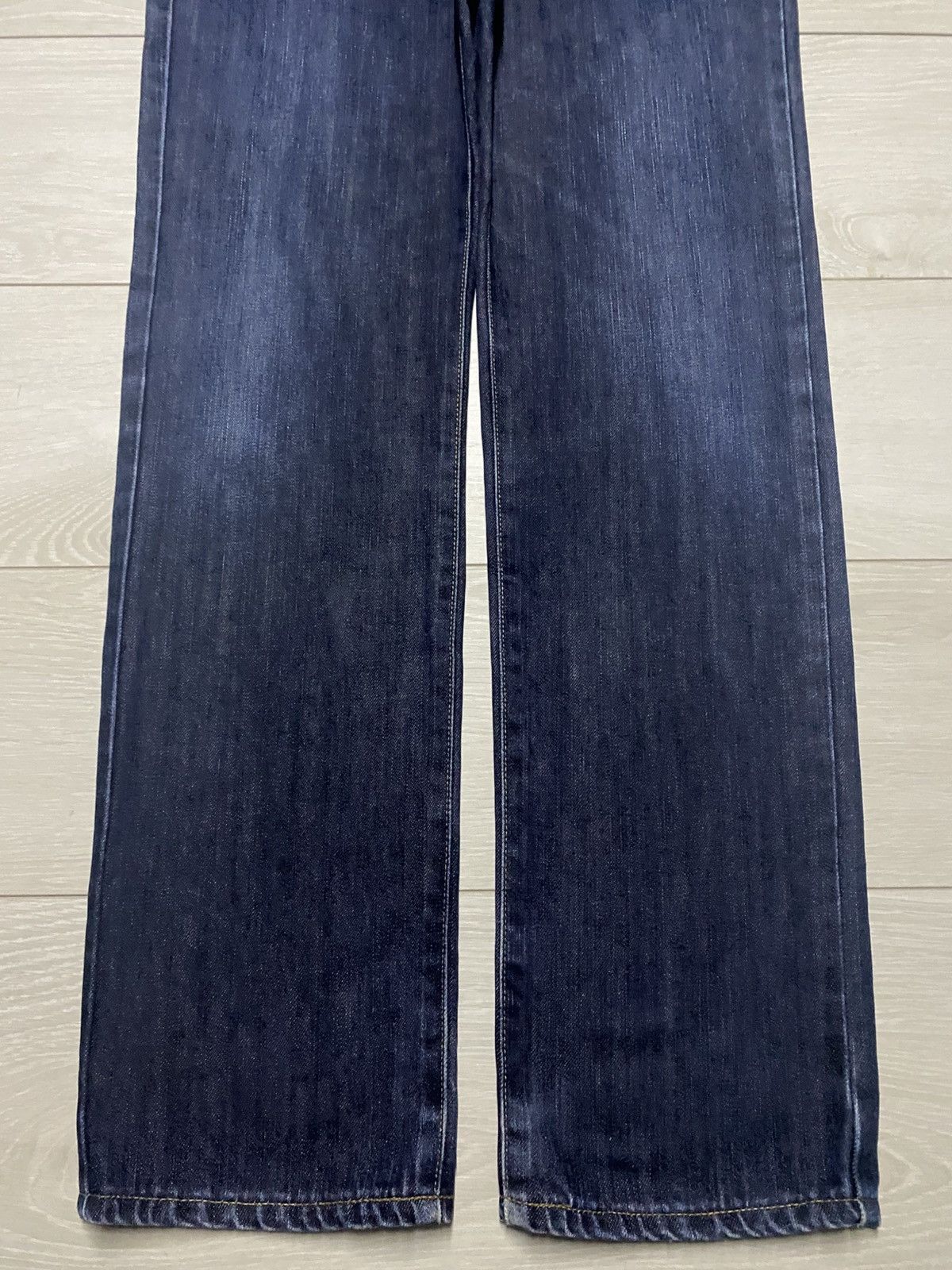 Japanese Brand Vintage Edwin 404 International Basic Blue Wash Loose Jeans Size US 30 / EU 46 - 5 Thumbnail