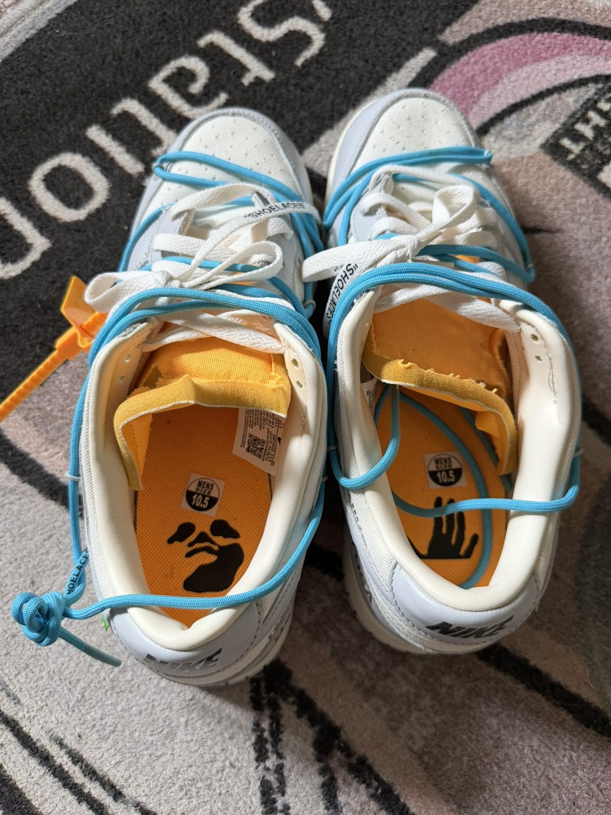 Nike × Off-White Off White Nike Dunks Lot 2/50 Size US 10.5 / EU 43-44 - 9 Thumbnail