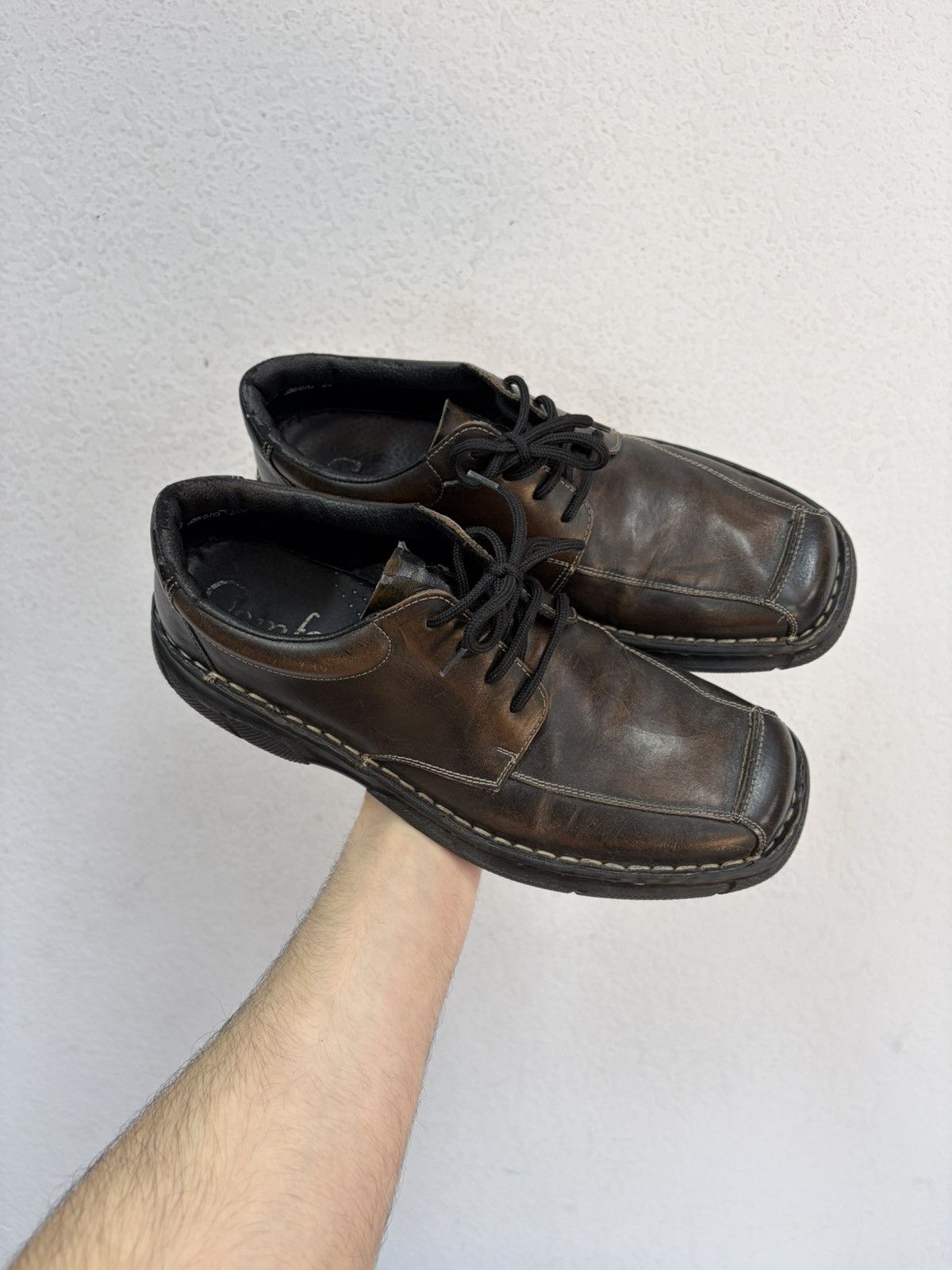 A.S.98 Vintage Italian AS 98 Rick Owens Style Leather Biker Boots Size US 8 / EU 41 - 9 Thumbnail