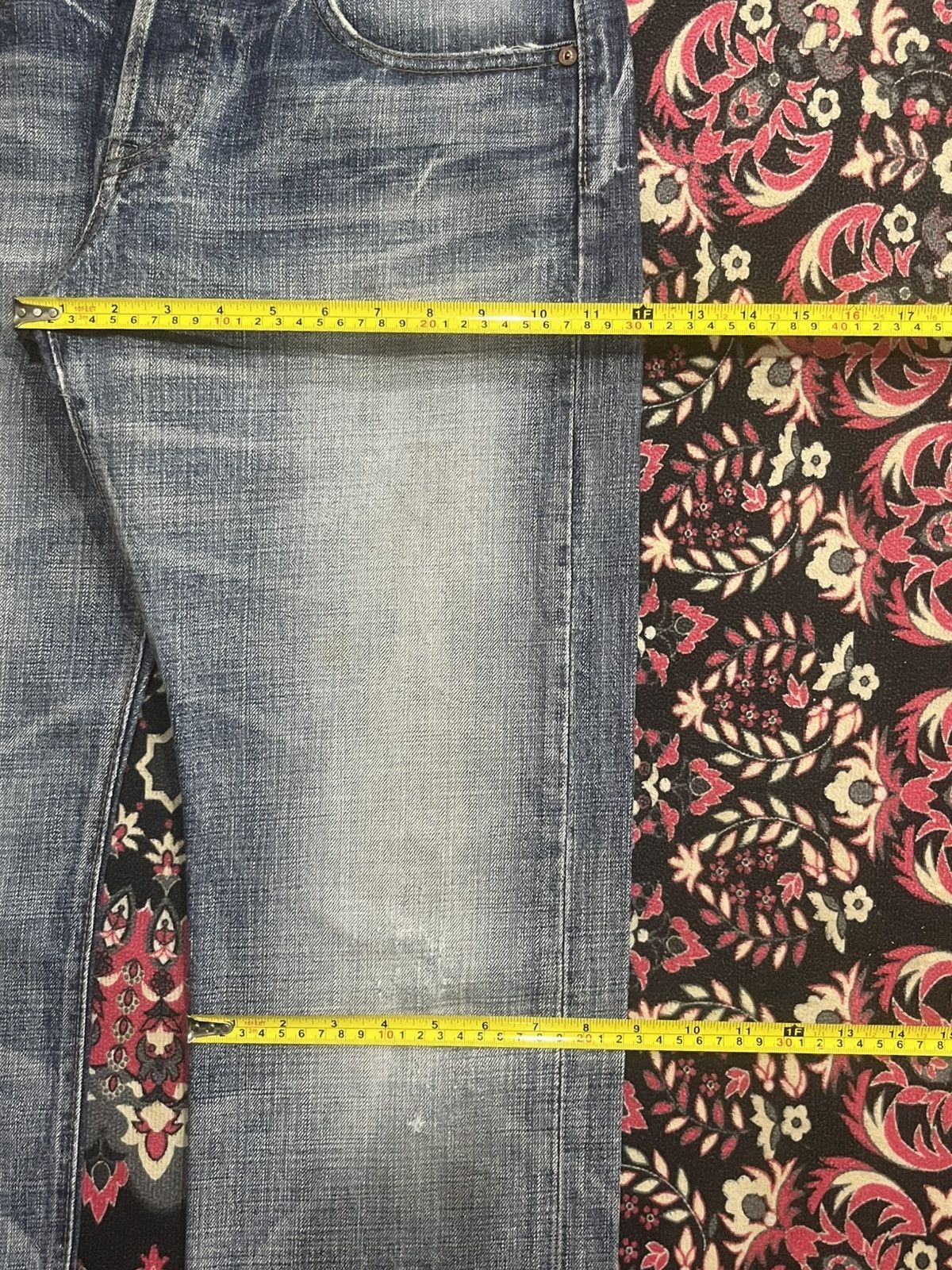 Eternal Vintage Japanese Brand Eternal Blue Faded Washed Slash Jeans Size US 32 / EU 48 - 17 Thumbnail