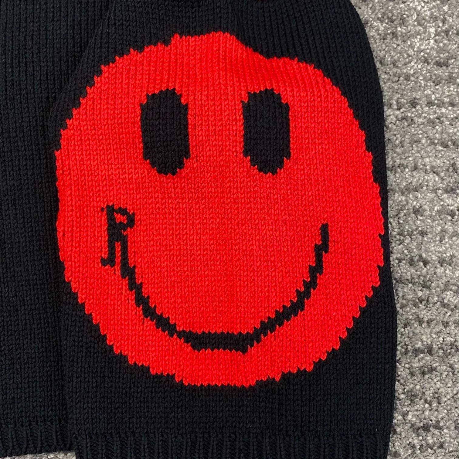 Raf Simons Raf Simons Raf Simons Smiley co-branded smiley face knitte Size US S / EU 44-46 / 1 - 3 Thumbnail