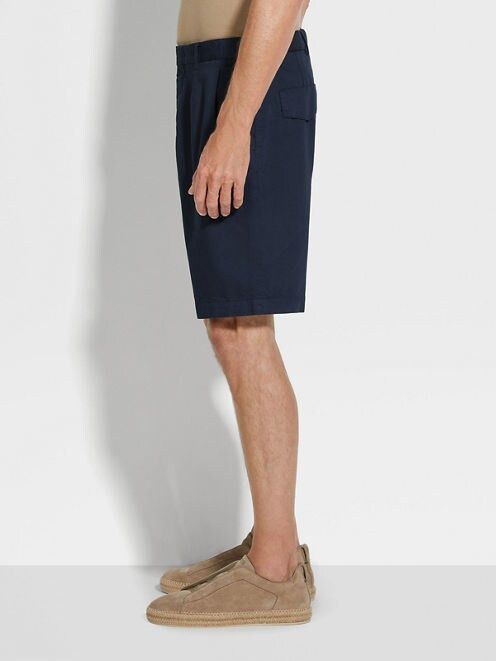 Ermenegildo Zegna o1s1rm0325 RUDI37A7 Short in Navy Blue Size US 32 / EU 48 - 3 Thumbnail