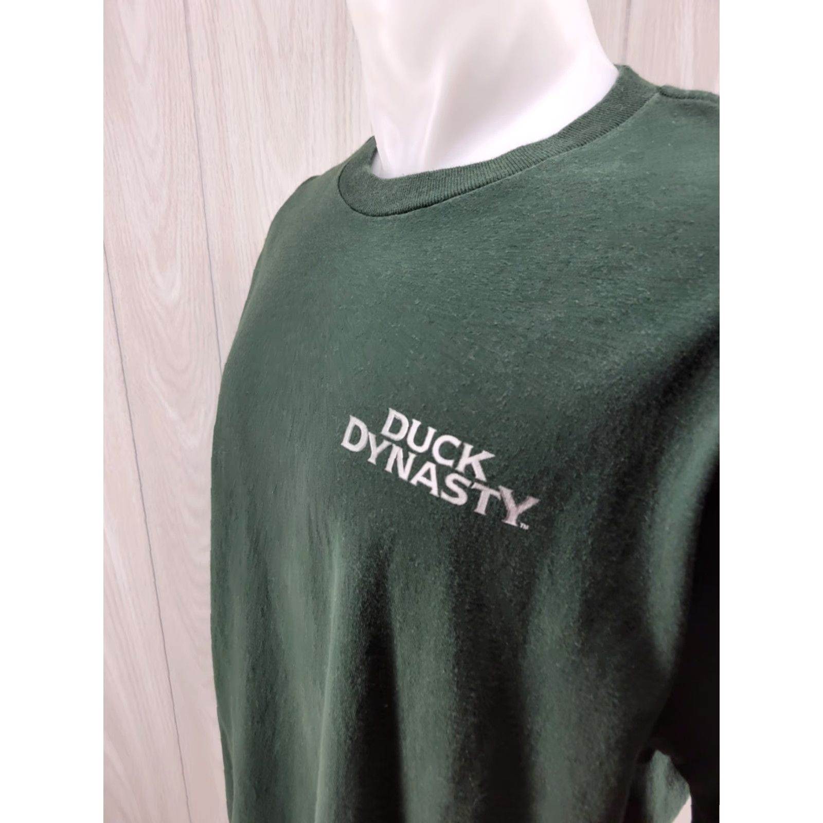 Vintage Duck Dynasty Shirt Mens XL Long Sleeve Green 2020-2029 Size US XL / EU 56 / 4 - 4 Thumbnail