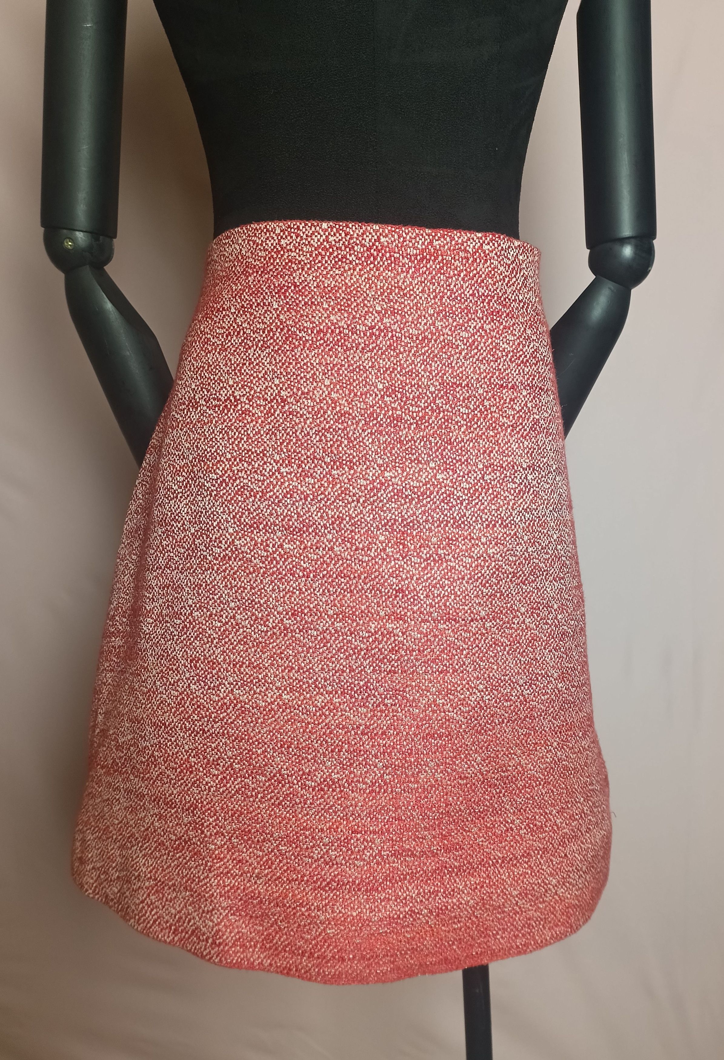 Cop Copine Cop Copine Publier Textured A-line Short Skirt EU 40 Size 27" / US 4 / IT 40 - 3 Thumbnail