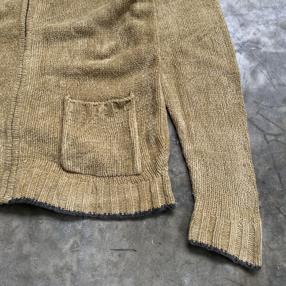 Japanese Brand 2000s Mischievous Skunk Rip Stitch Zip Up Knit Sweaters Size US M / EU 48-50 / 2 - 5 Thumbnail