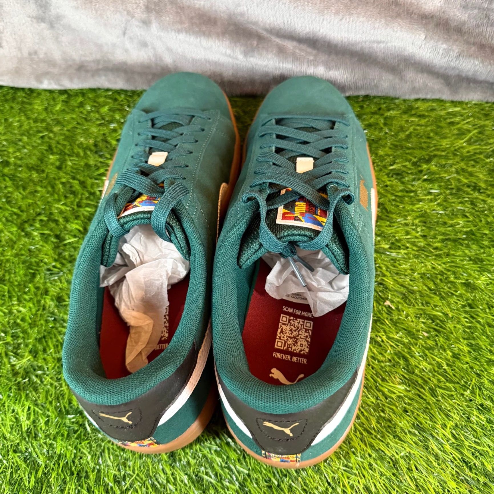Puma Puma Smash 3.0 Year Of Sport Dark Myrtle Green Suede Gum Sole 397484-01 Mens 11 Size US 11 / EU 44 - 7 Thumbnail