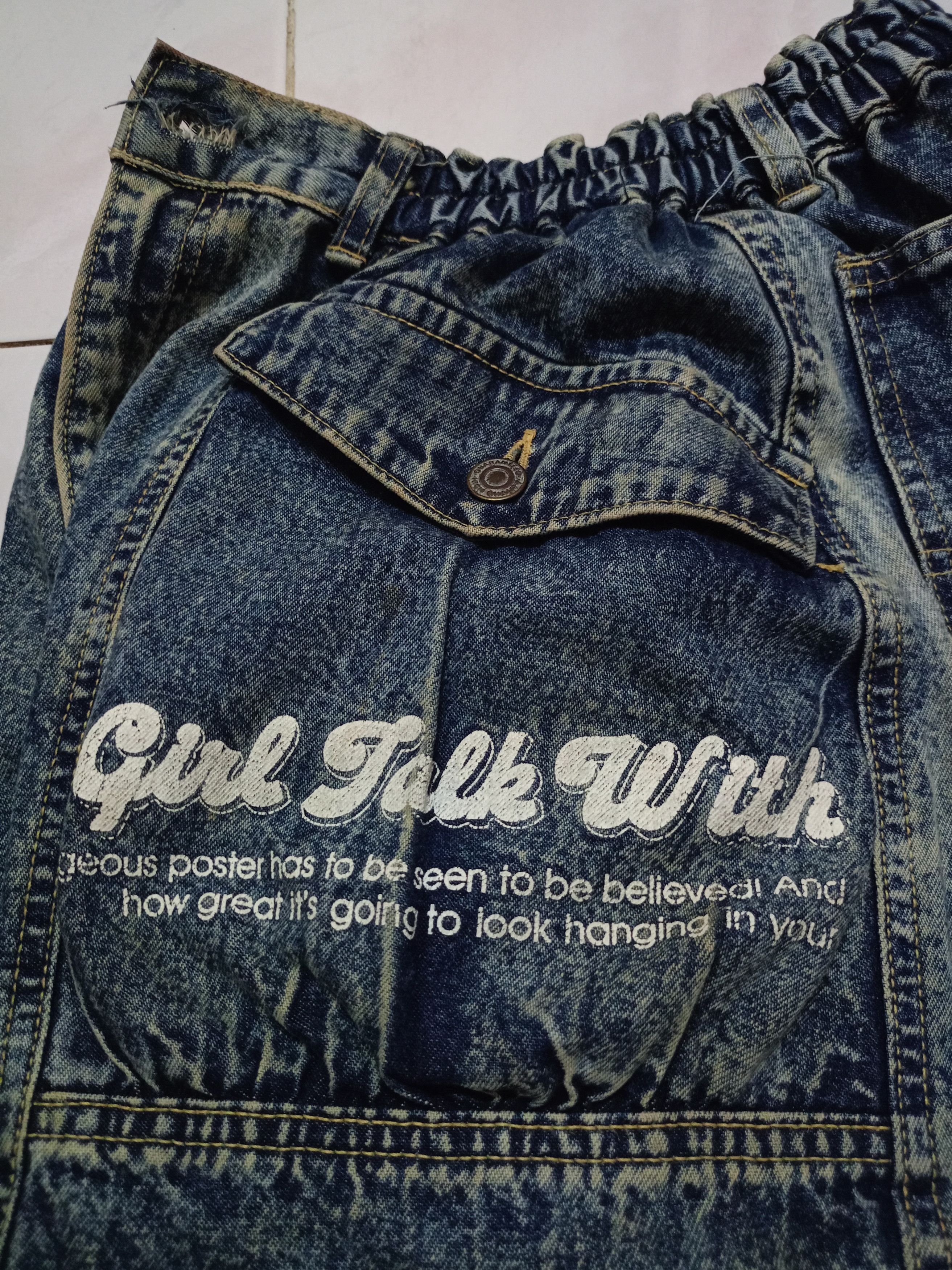 Japanese Brand Bush pant X very rare X ASIC wash Size US 29 - 13 Thumbnail