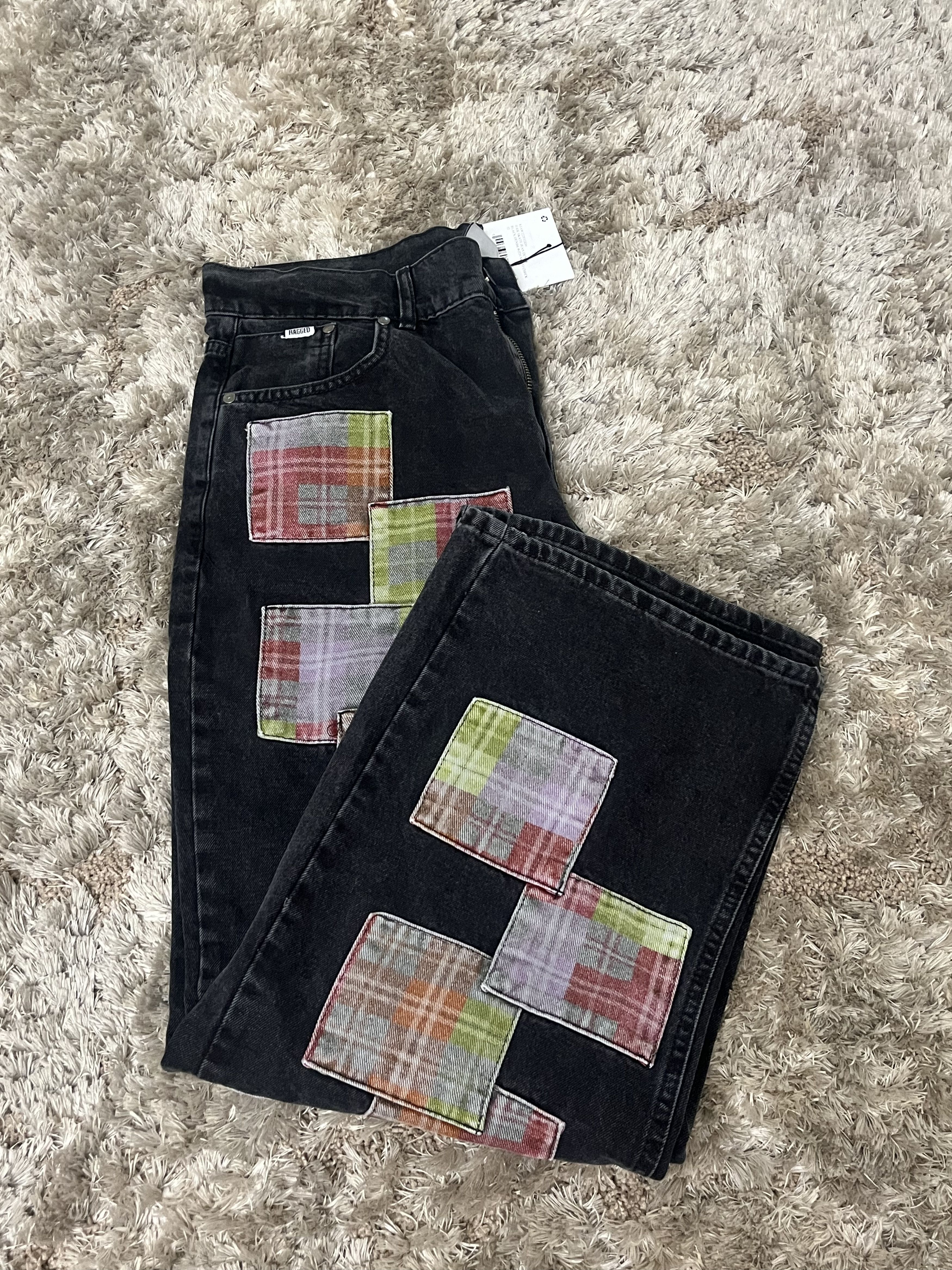 The Ragged Priest The Ragged Priest Patchwork Denim Baggy Size US 32 / EU 48 - 3 Thumbnail