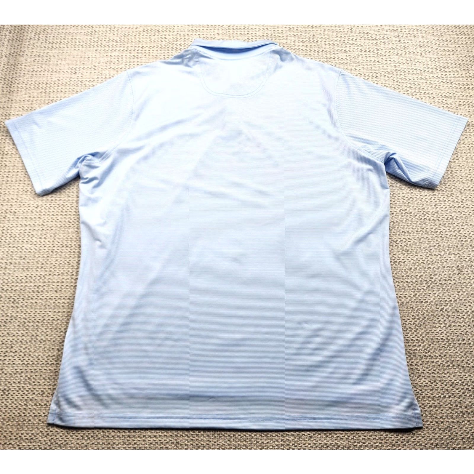 Vintage Fairway & Greene Polo Shirt Mens 2XL Blue Stripe Trump Golf Performance USA Size US XXL / EU 58 / 5 - 7 Thumbnail