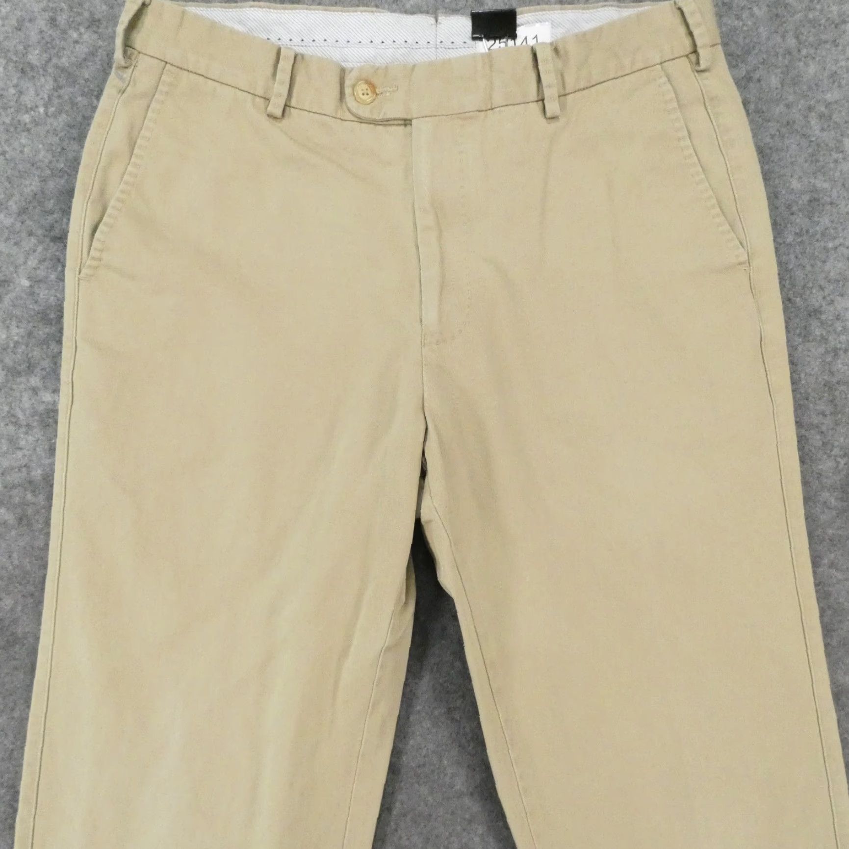 Peter Millar Peter Millar Pants Mens 33 Chino Flat Front Khaki Preppy Casual Beige Be Size US 33 - 3 Thumbnail