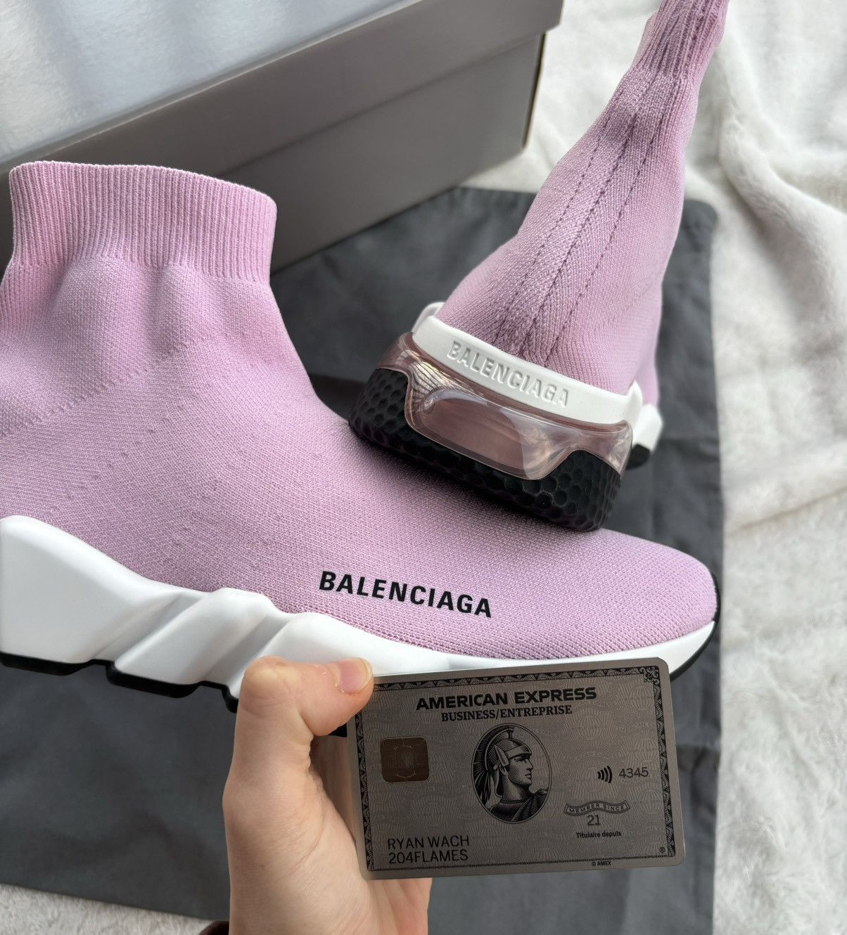 Balenciaga Balenciaga Pink/White/Black Speed Runners Size US 8 / EU 41 - 2 Thumbnail