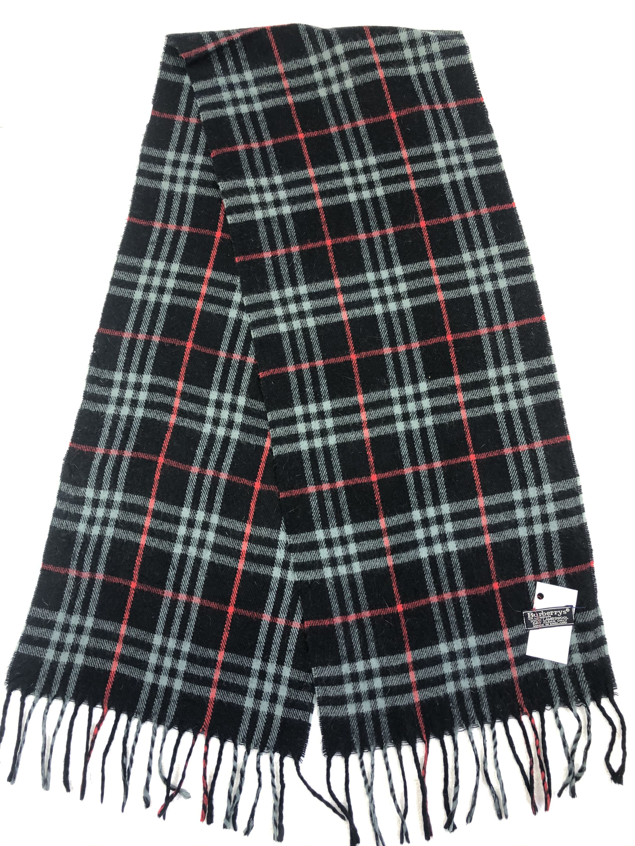 Burberry Vintage Burberry Lambswool Scarf / Muffler / Neckwear Size ONE SIZE - 3 Thumbnail